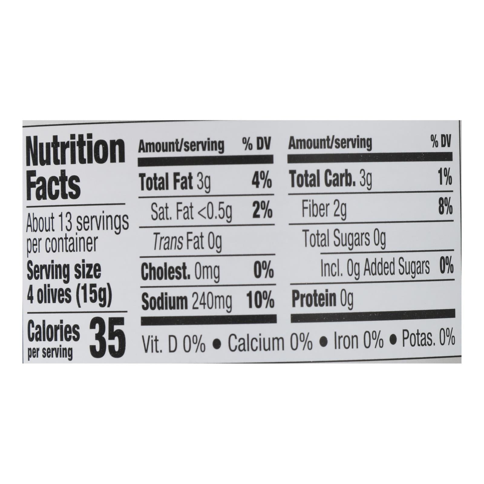 Jeff's Natural Jeff's Natural Kalamata Olive - Kalamata - Case Of 6 - 7 Oz.