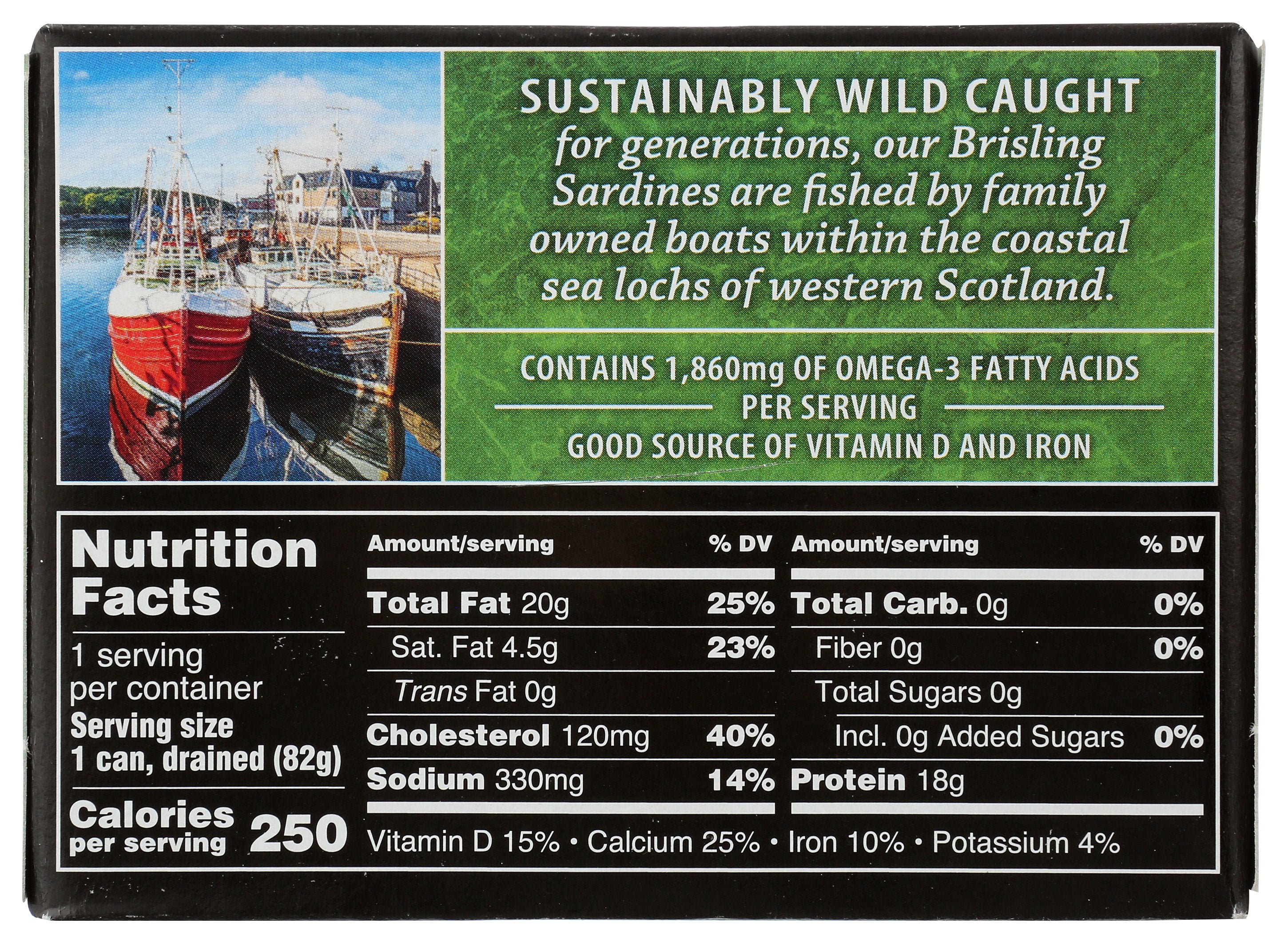 CROWN PRINCE SARDINE BRISLING OOIL - Case of 12
