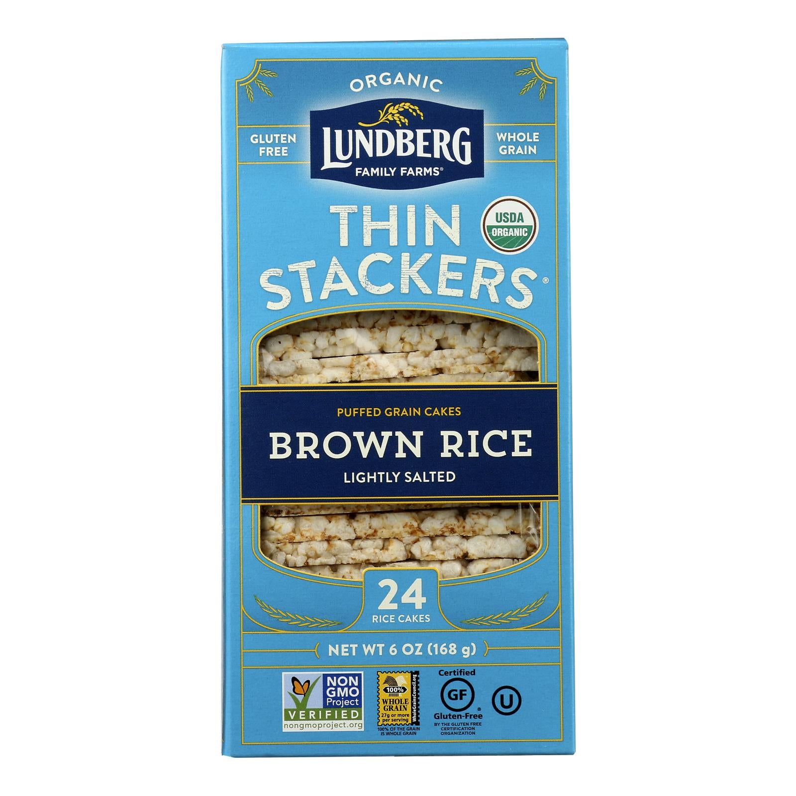 Lundberg Family Farms - Rice Ck Brn Ls Thn Stk - Case Of 6-6 Oz