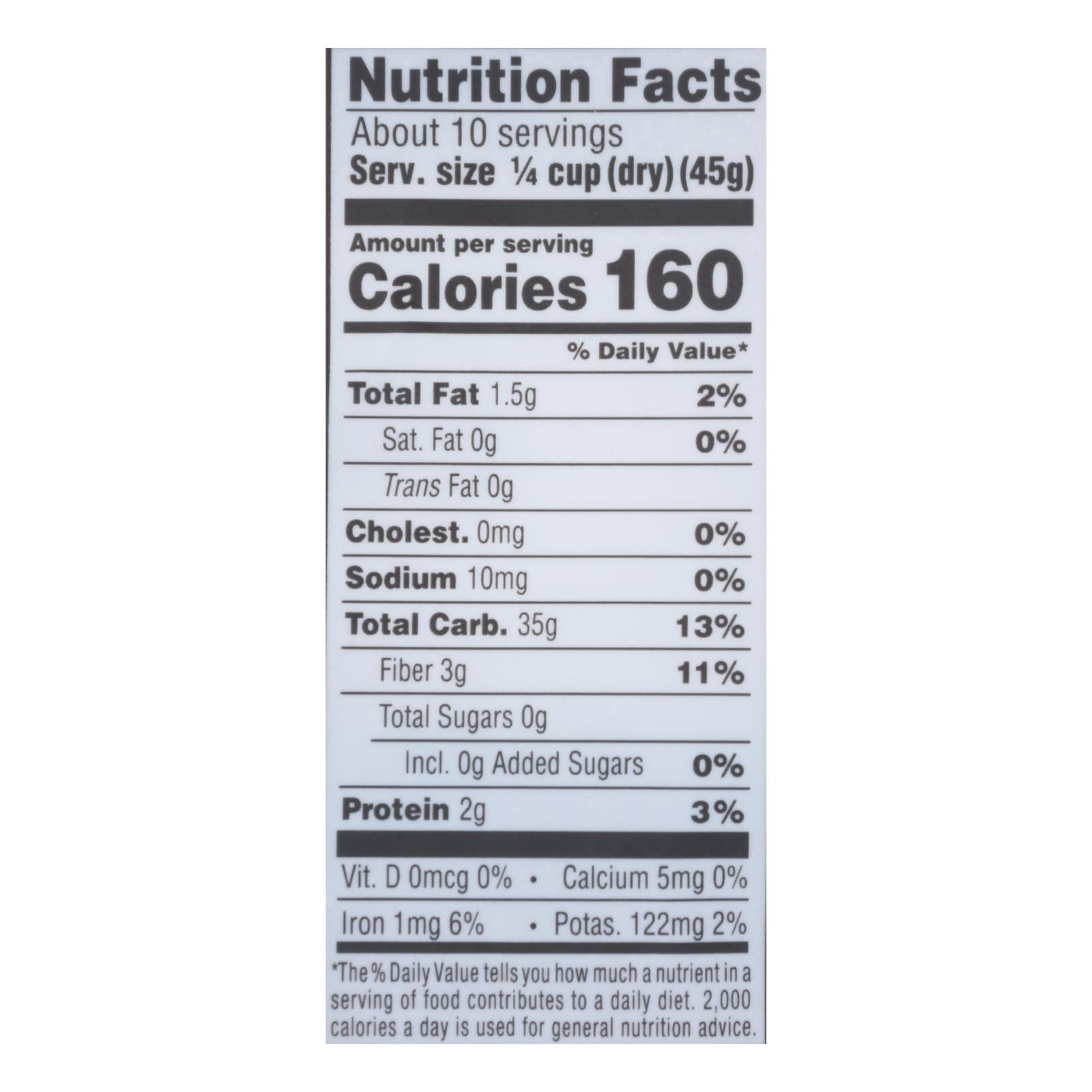 Lundberg Family Farms Sprouted Brown Basmati Rice - Case Of 6 - 1 Lb.