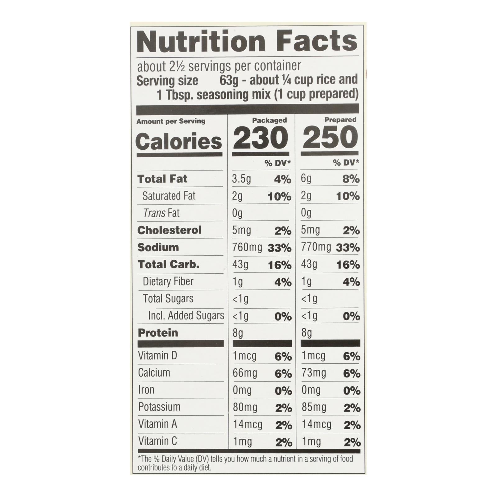 Lundberg Family Farms Organic Risotto - Creamy Parmesan - Case of 6 - 5.5 oz