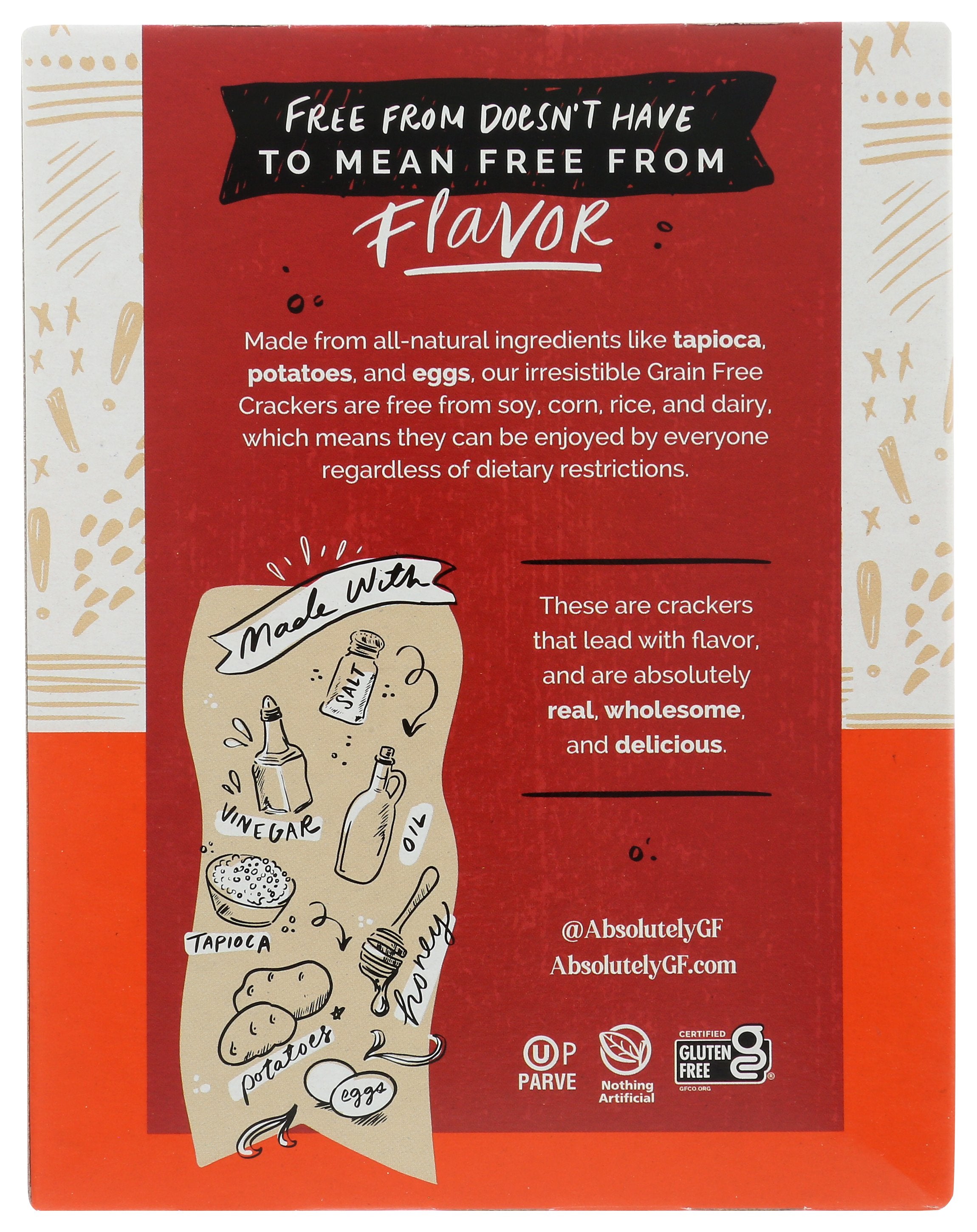 ABSOLUTELY GLUTEN FREE FLATBREAD ORGNL - Case of 3