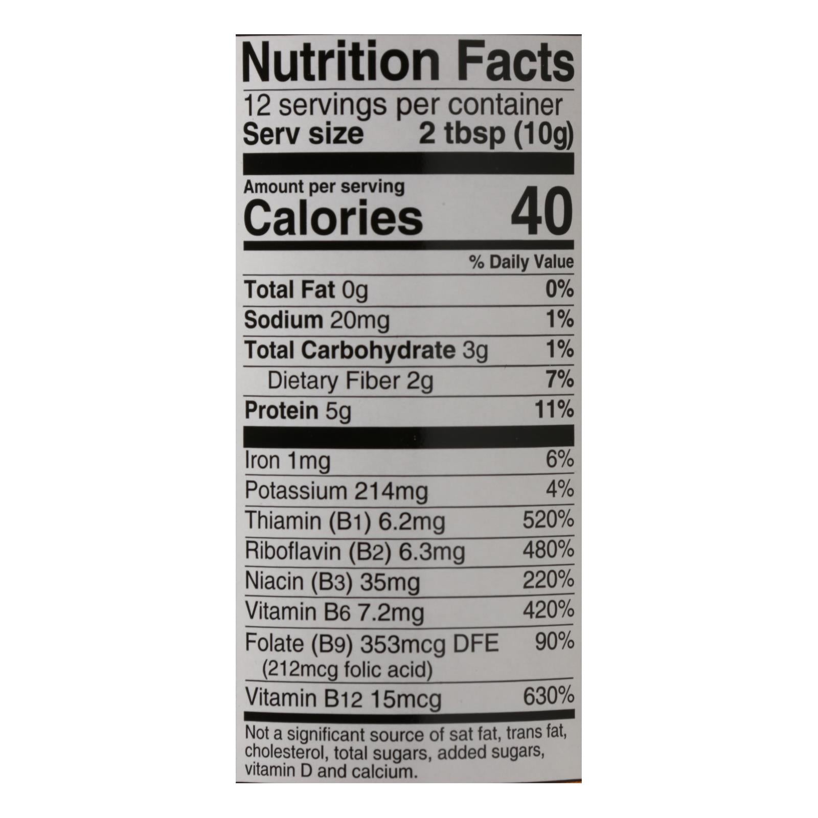 Bragg - Seasoning - Nutritional Yeast - Premium - 4.5 Oz - Case Of 12