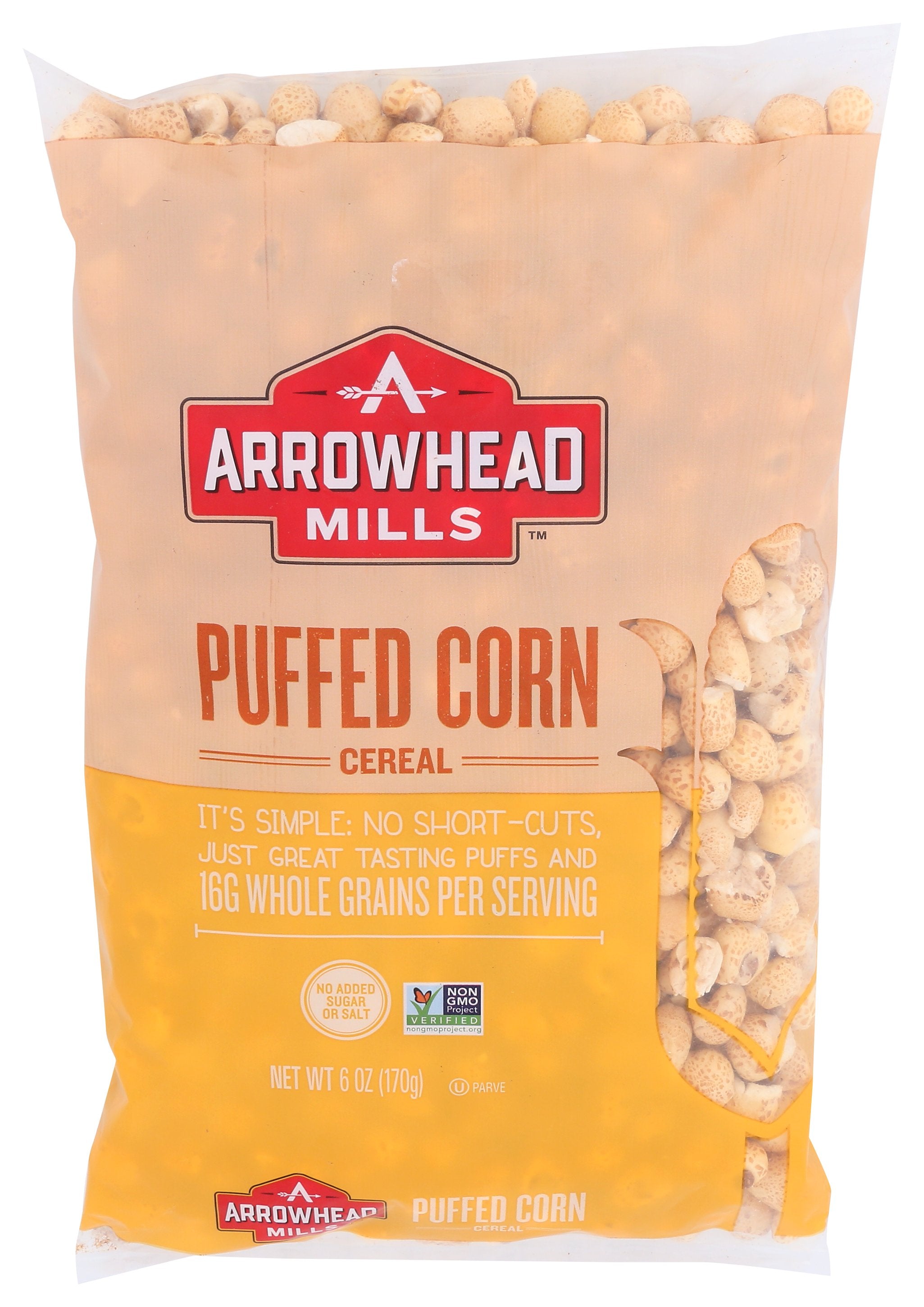 ARROWHEAD MILLS CEREAL PUFF CORN NS