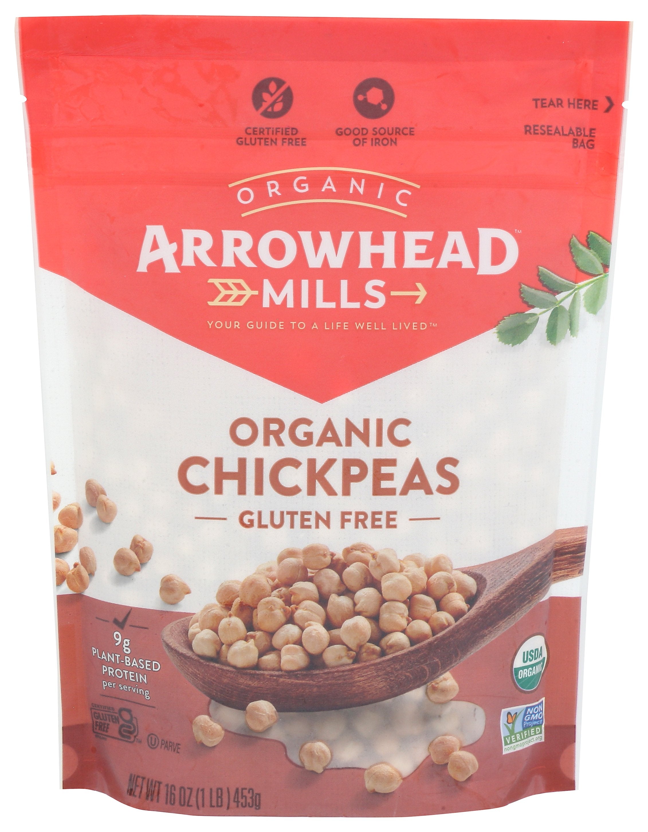 ARROWHEAD MILLS BEAN GARBANZO ORG