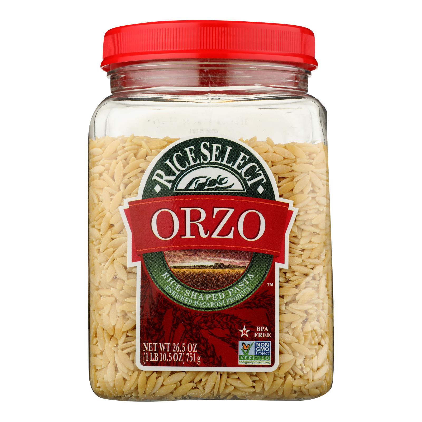 Rice Select Orzo - Original - Case Of 4 - 26.5 Oz.