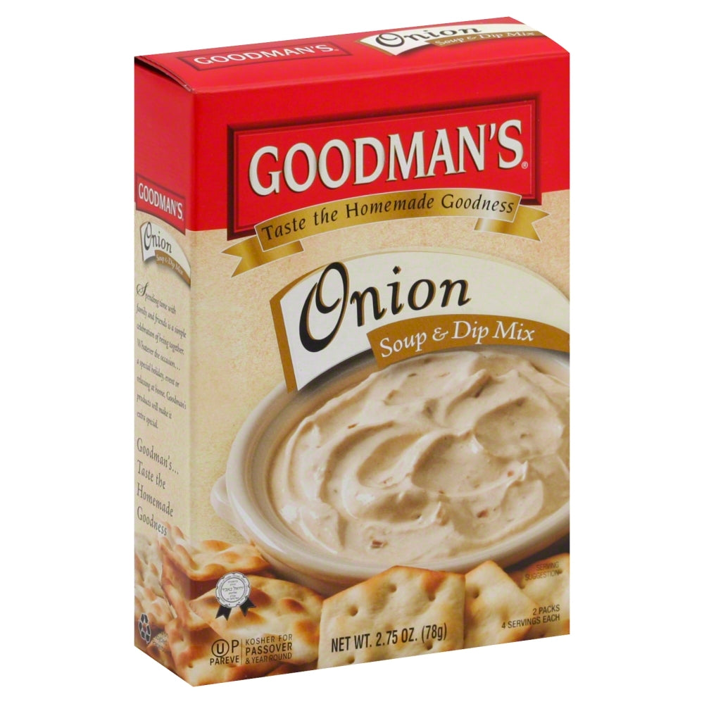 Goodmans Mix Soup and Dip Onion - Case of 12 - 2.75 oz