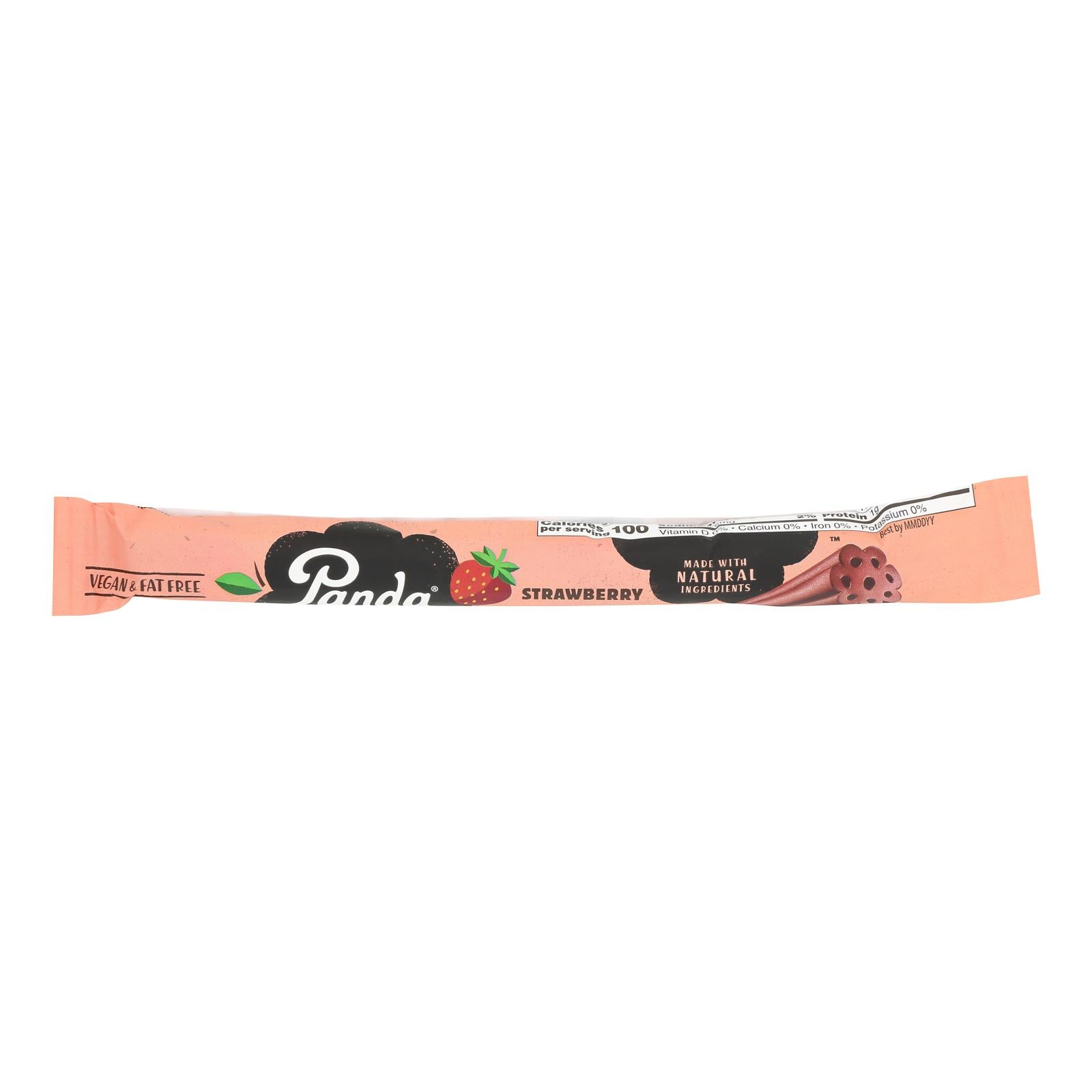 Panda Licorice - Licorice Strawberry - Case Of 20-1.1 Oz