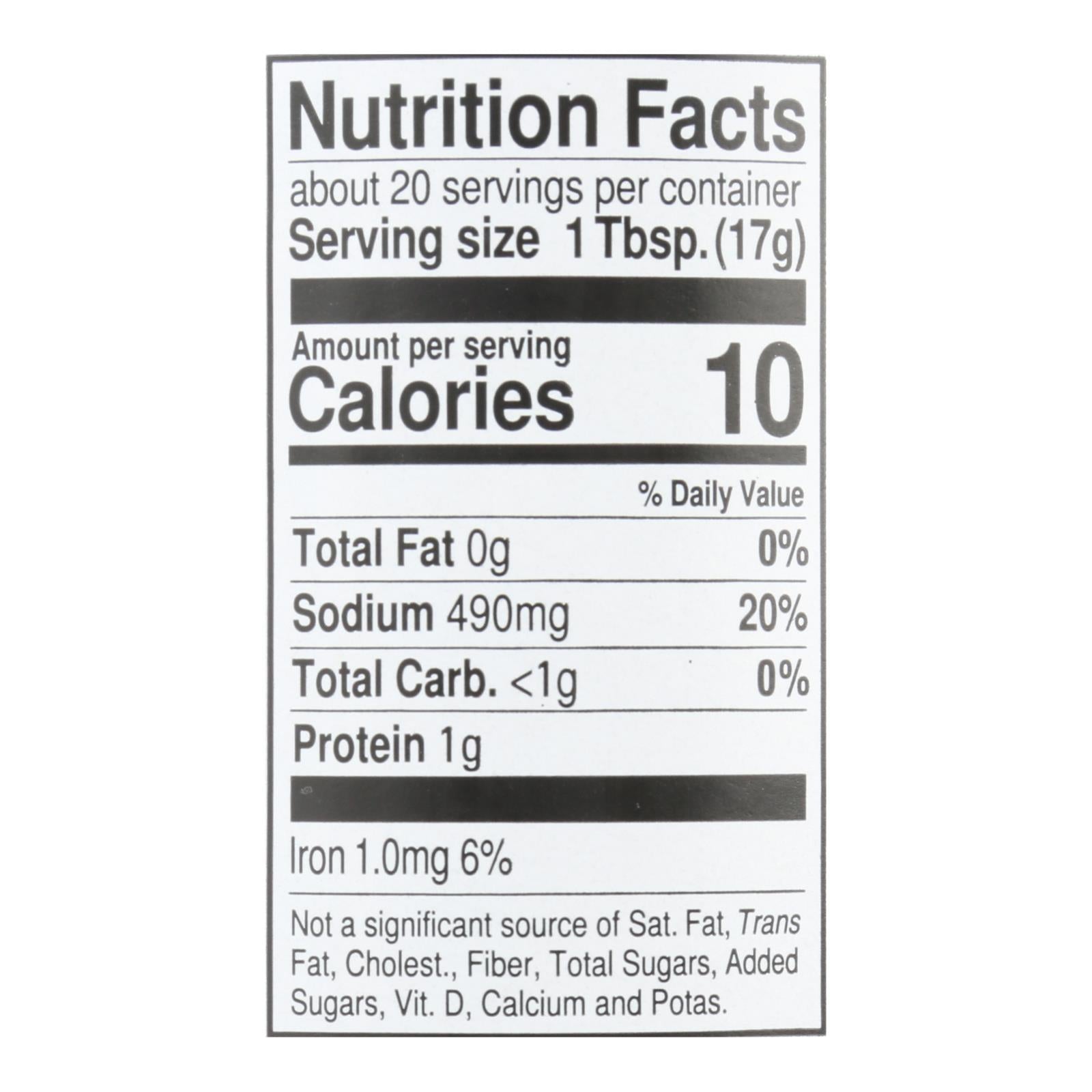 San - J Tamari Soy Sauce - Lite - Case Of 6 - 10 Fl Oz.