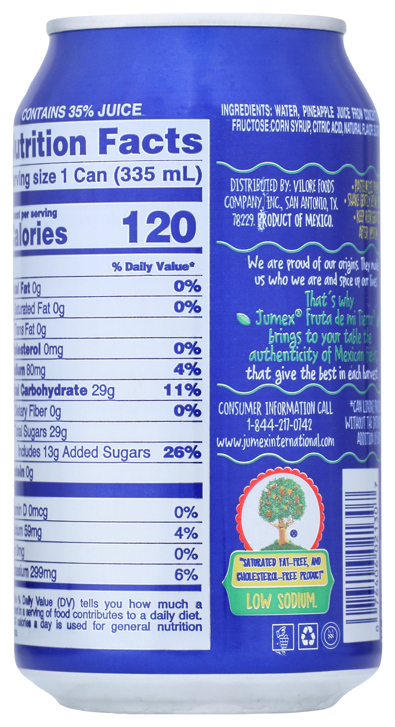 JUMEX NECTAR PINEAPPLE - Case of 24