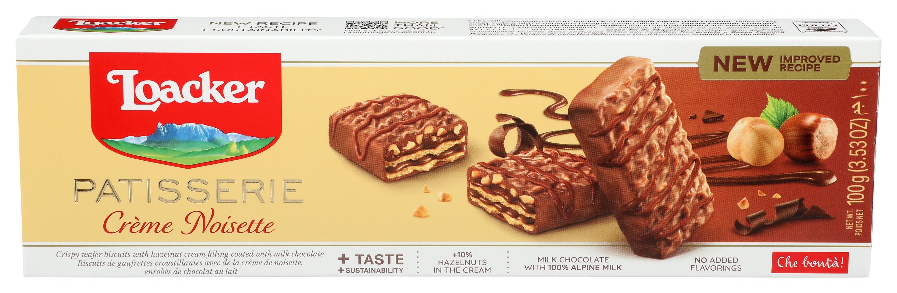 LOACKER COOKIE PSTCCRIA NOISTTE 100G - Case of 12