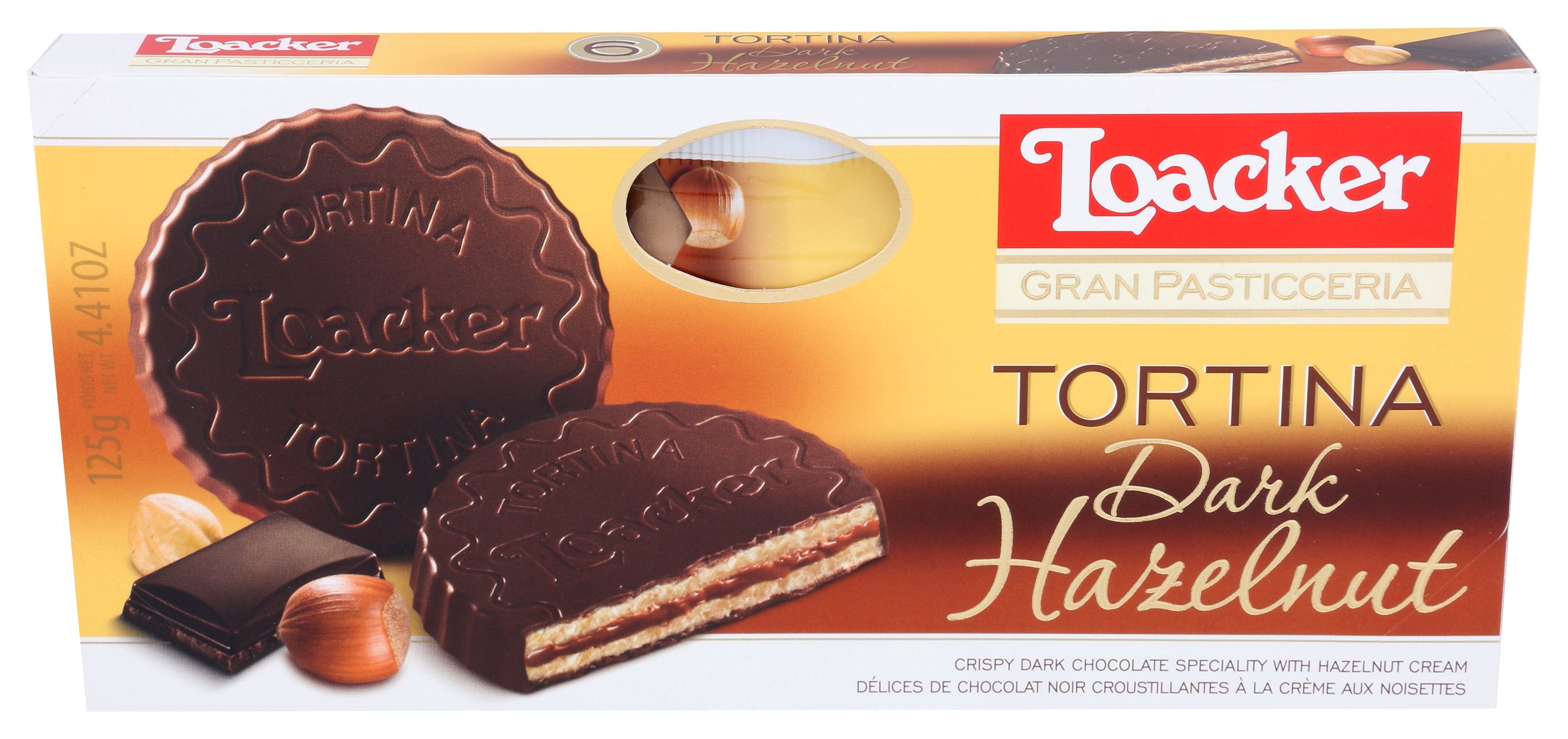 LOACKER COOKIE DRK HAZELNUT - Case of 12