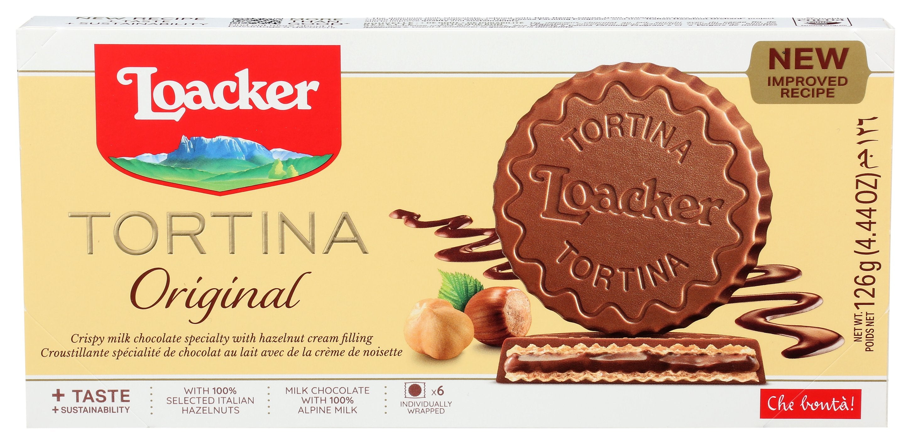 LOACKER COOKIE TORTINA GP ORIG - Case of 12