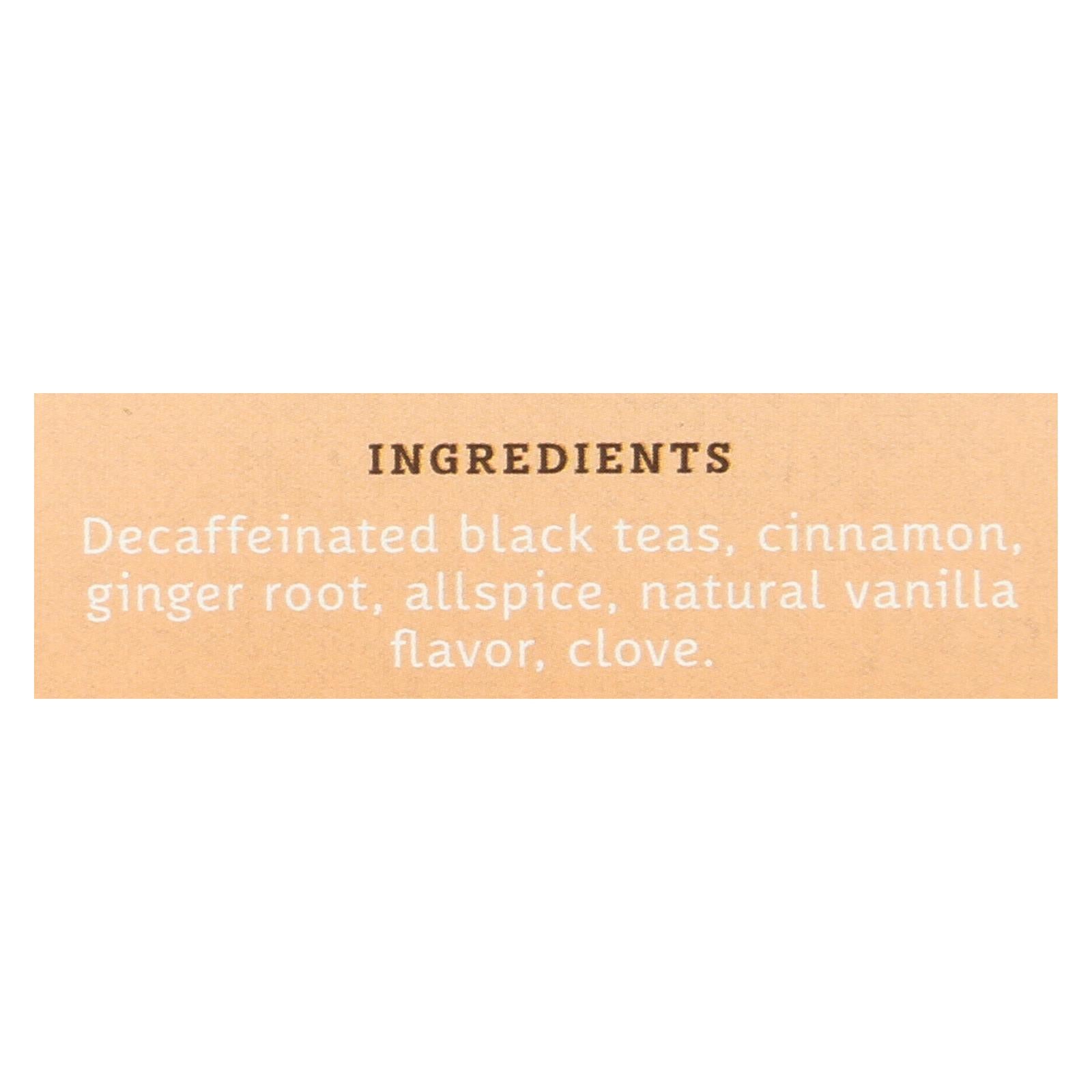 Stash Tea Vanilla Chai Decaf Tea - Case Of 6 - 18 Ct