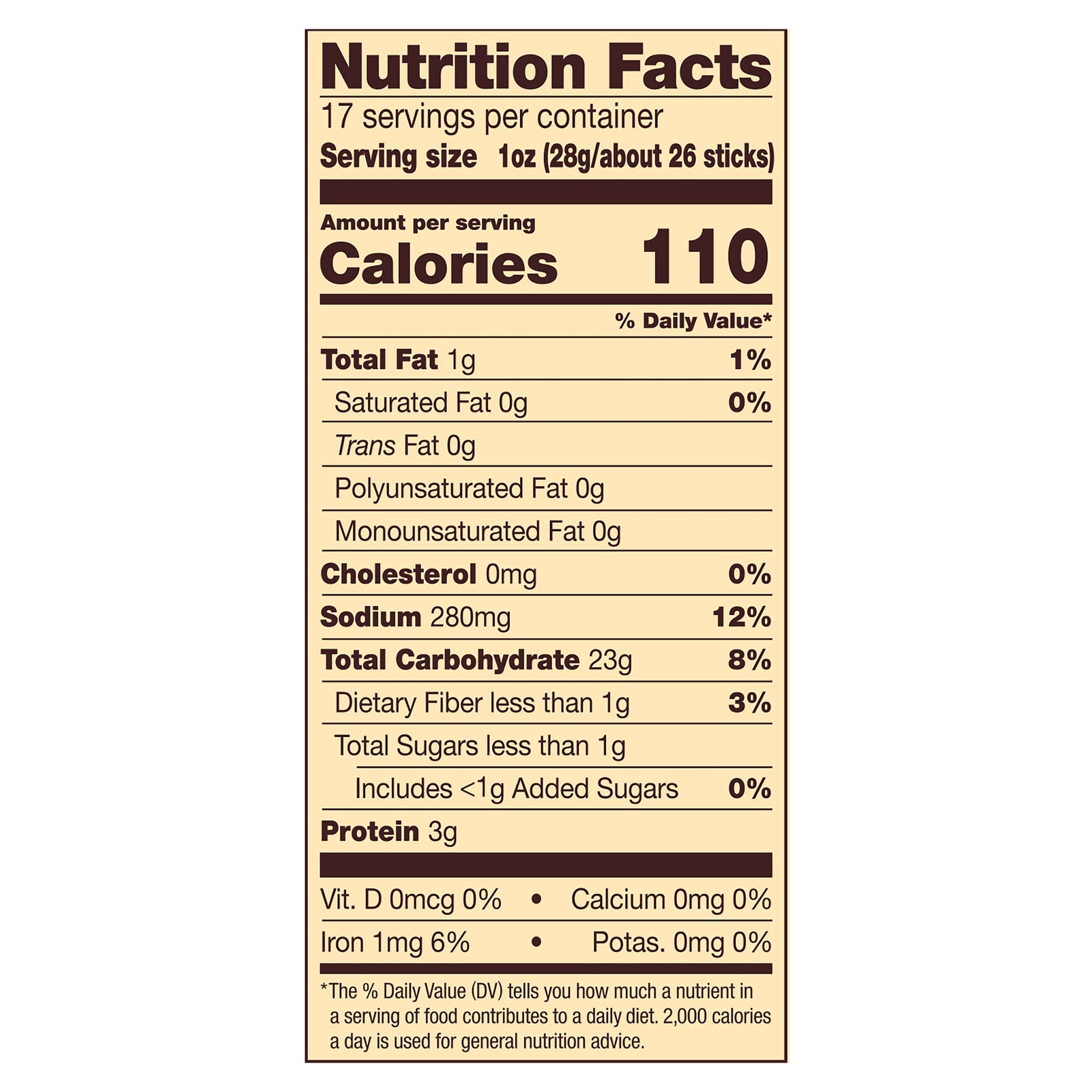 Snyder's Of Hanover - Pretzel Sticks Family Size - Case Of 6 - 17 Oz