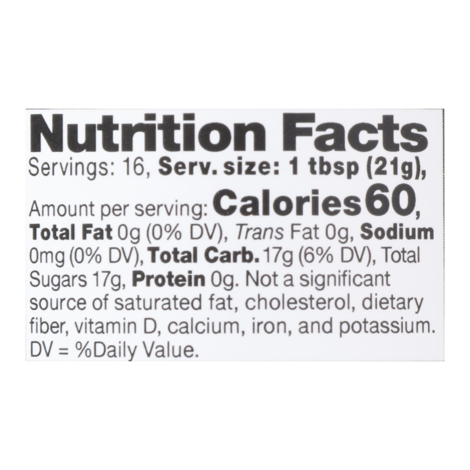 Madhava Honey Organic Honey Bear - Case Of 6 - 12 Oz.