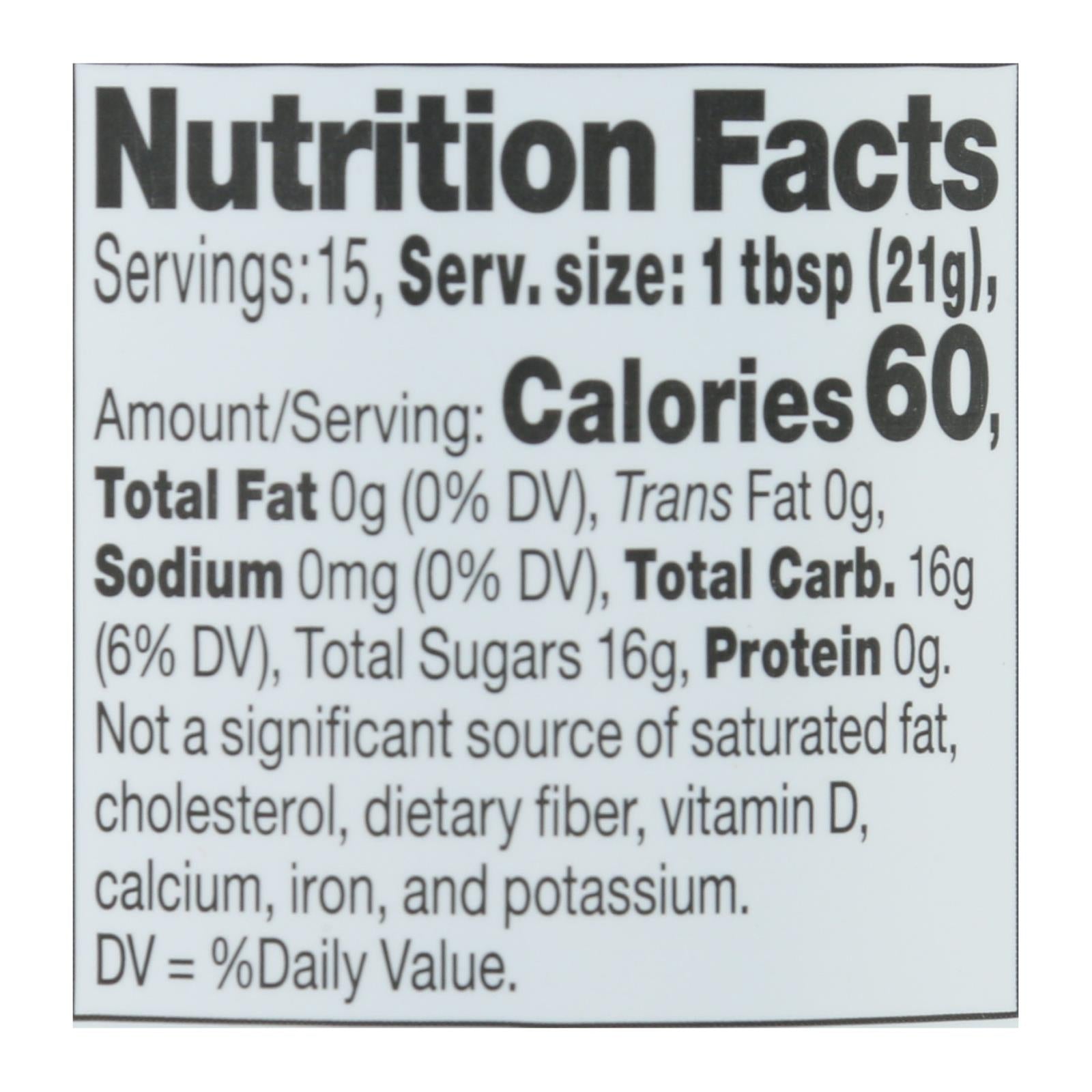 Madhava Honey Organic Amber Agave Nectar - Case Of 6 - 11.75 Fl Oz.