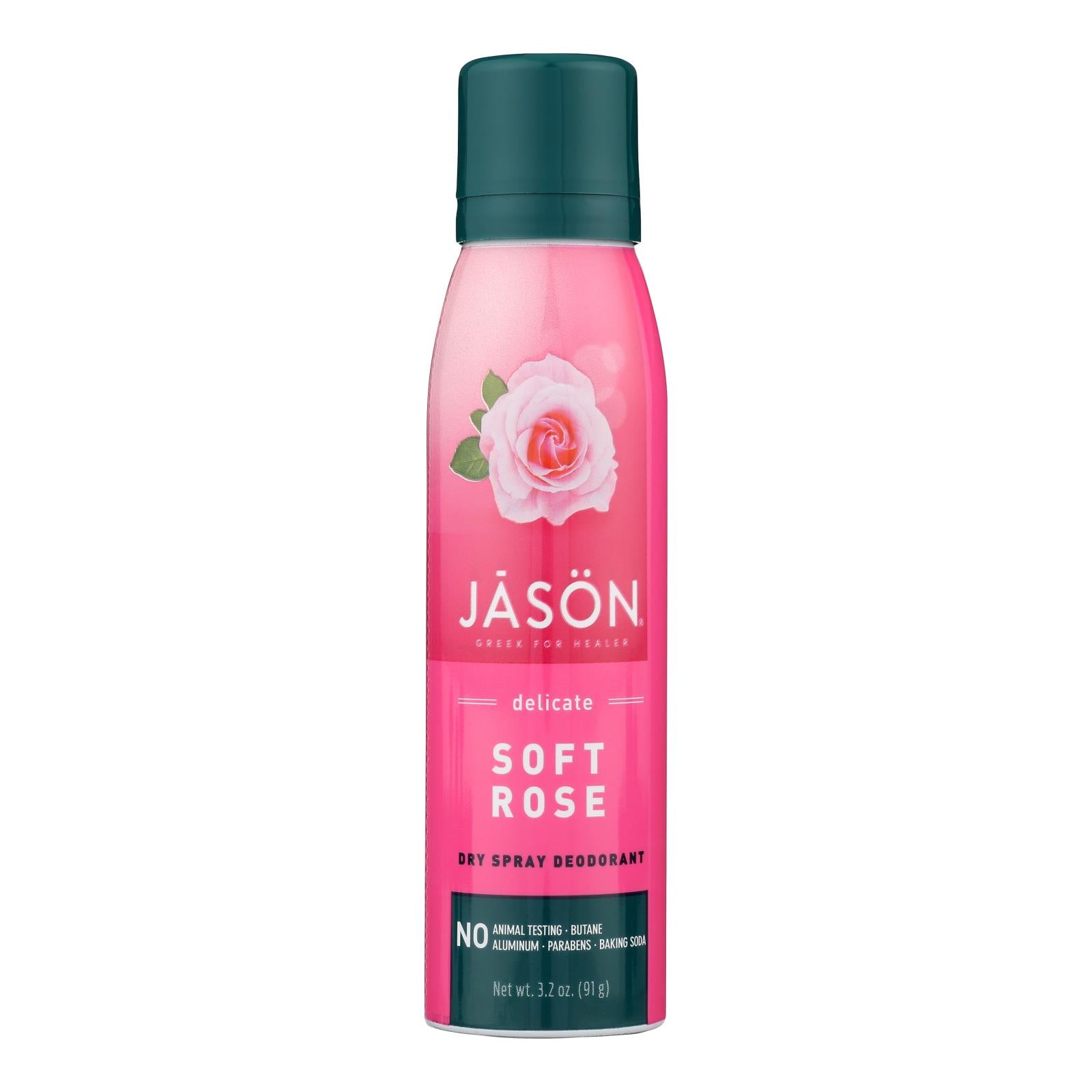 Jason Natural Products - Deod Spry Soft Rose - EA of 1-3.2 OZ