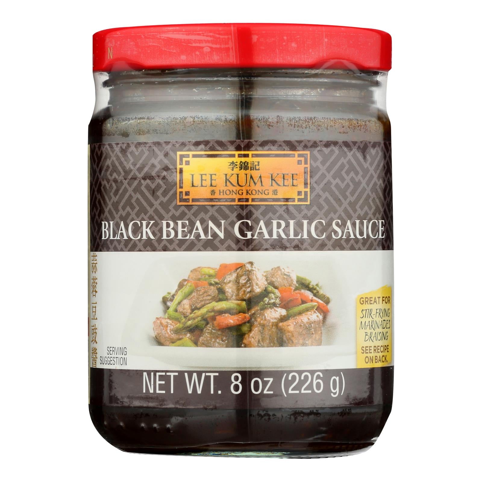 Lee Kum Kee Sauce - Black Bean Garlic - Case Of 6 - 8 Oz.