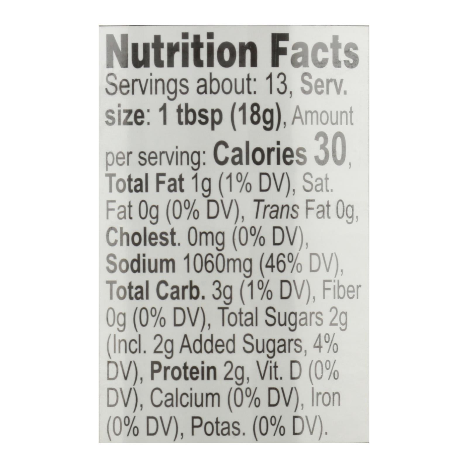 Lee Kum Kee Sauce - Black Bean Garlic - Case Of 6 - 8 Oz.