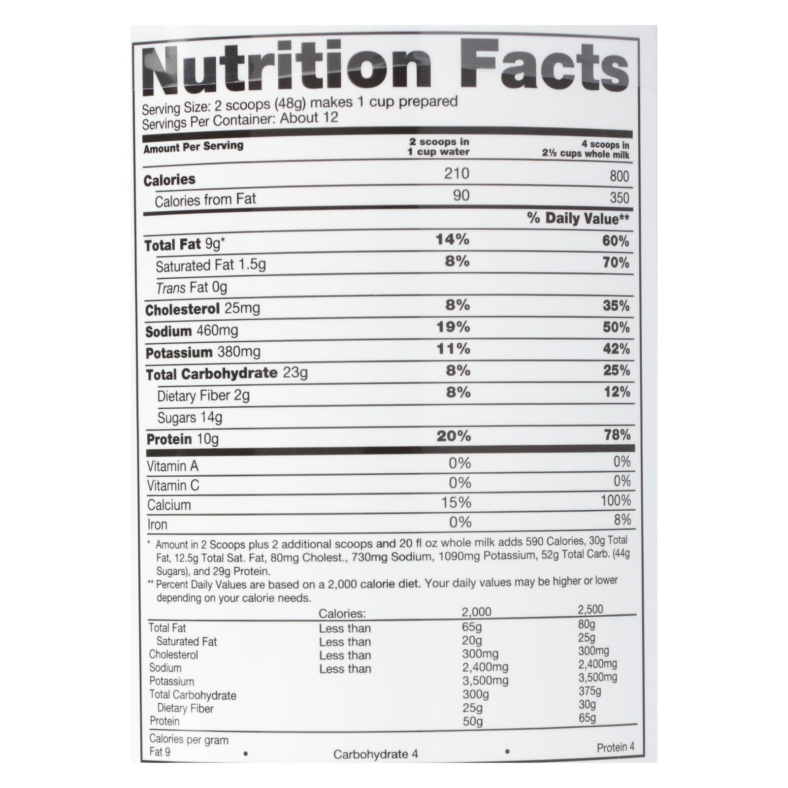 Naturade - Weight Gain - Chocolate - 20.3 Oz