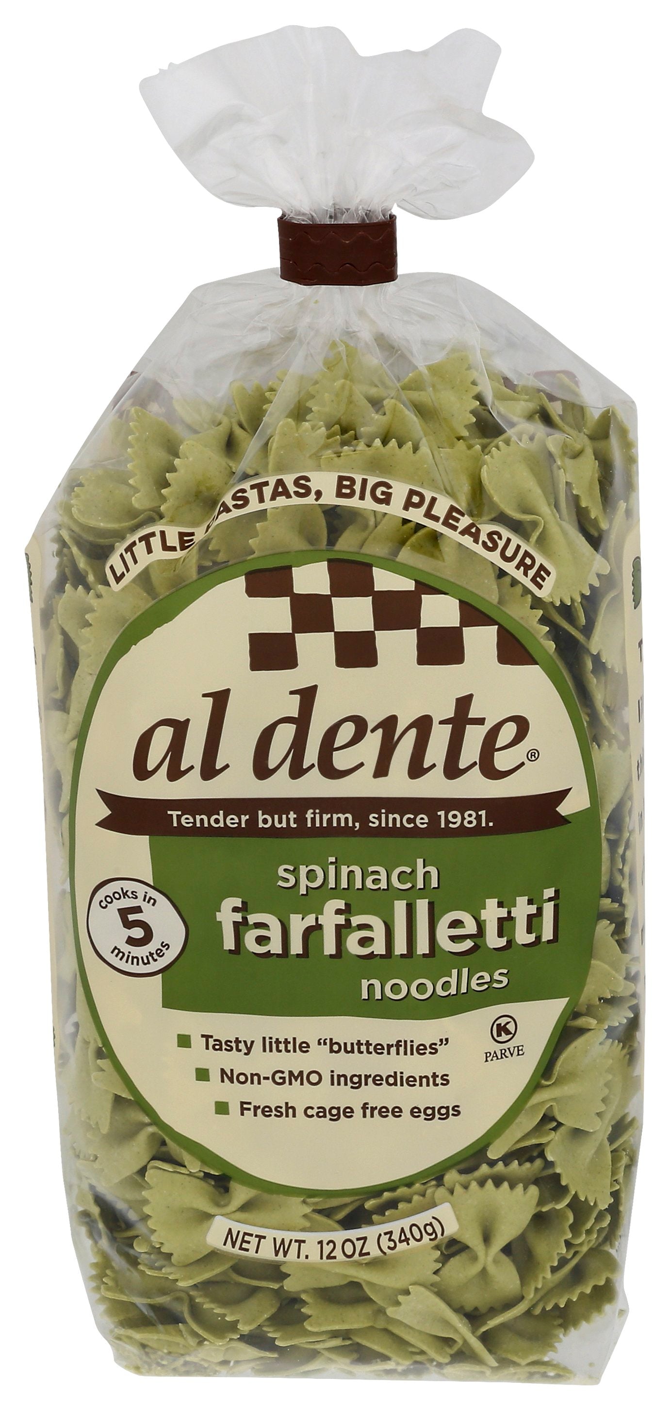 AL DENTE PASTA SPNCH FARFALLETTI - Case of 6