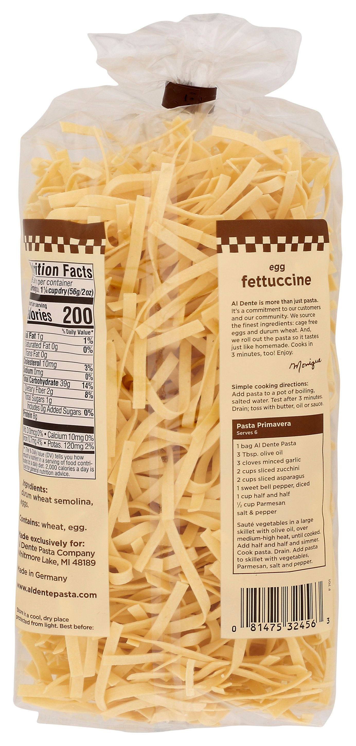 AL DENTE PASTA FTTCCNE EGG - Case of 6