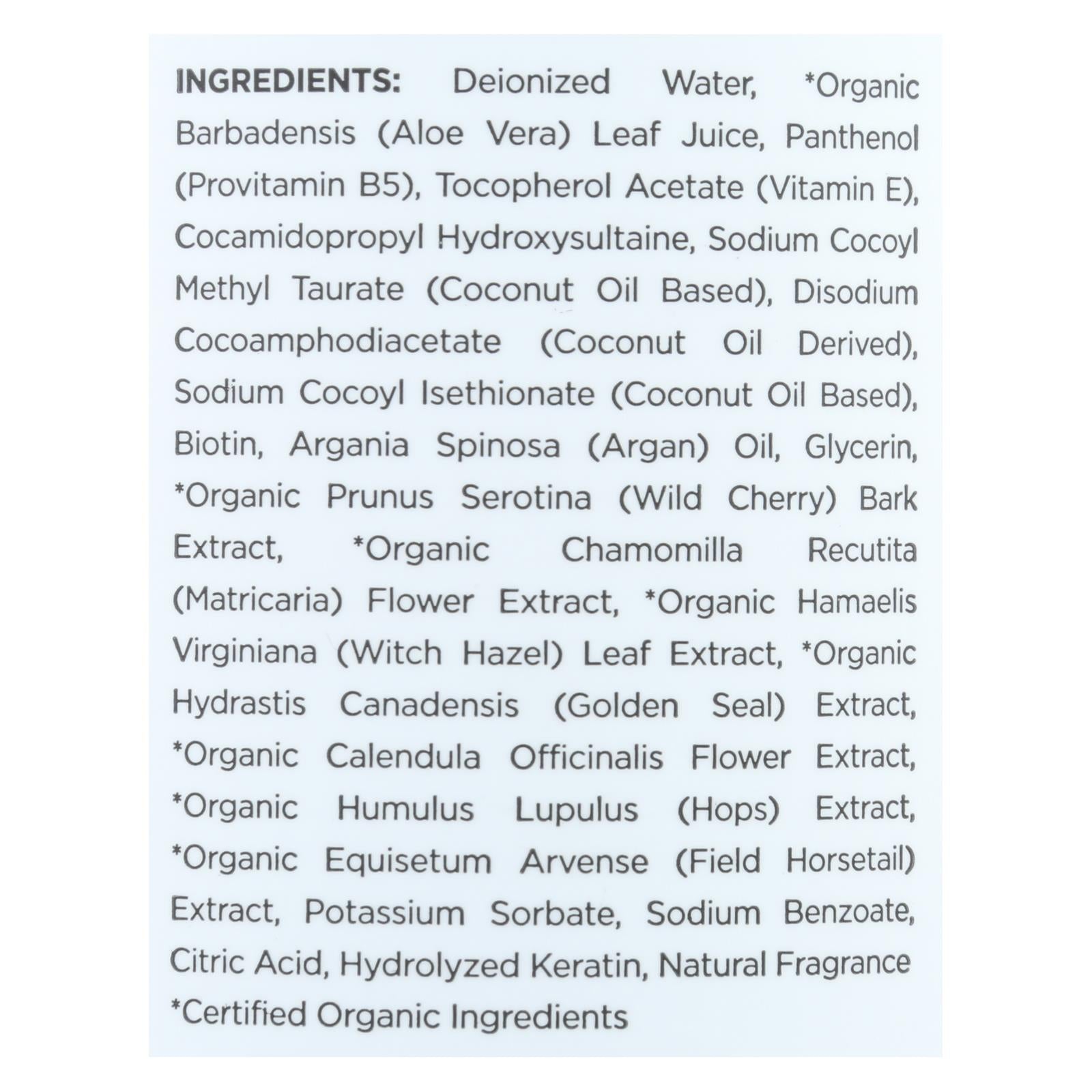 Mill Creek Botanicals Aloe Vera Shampoo Hydrates And - 1 Each - 14 Fz