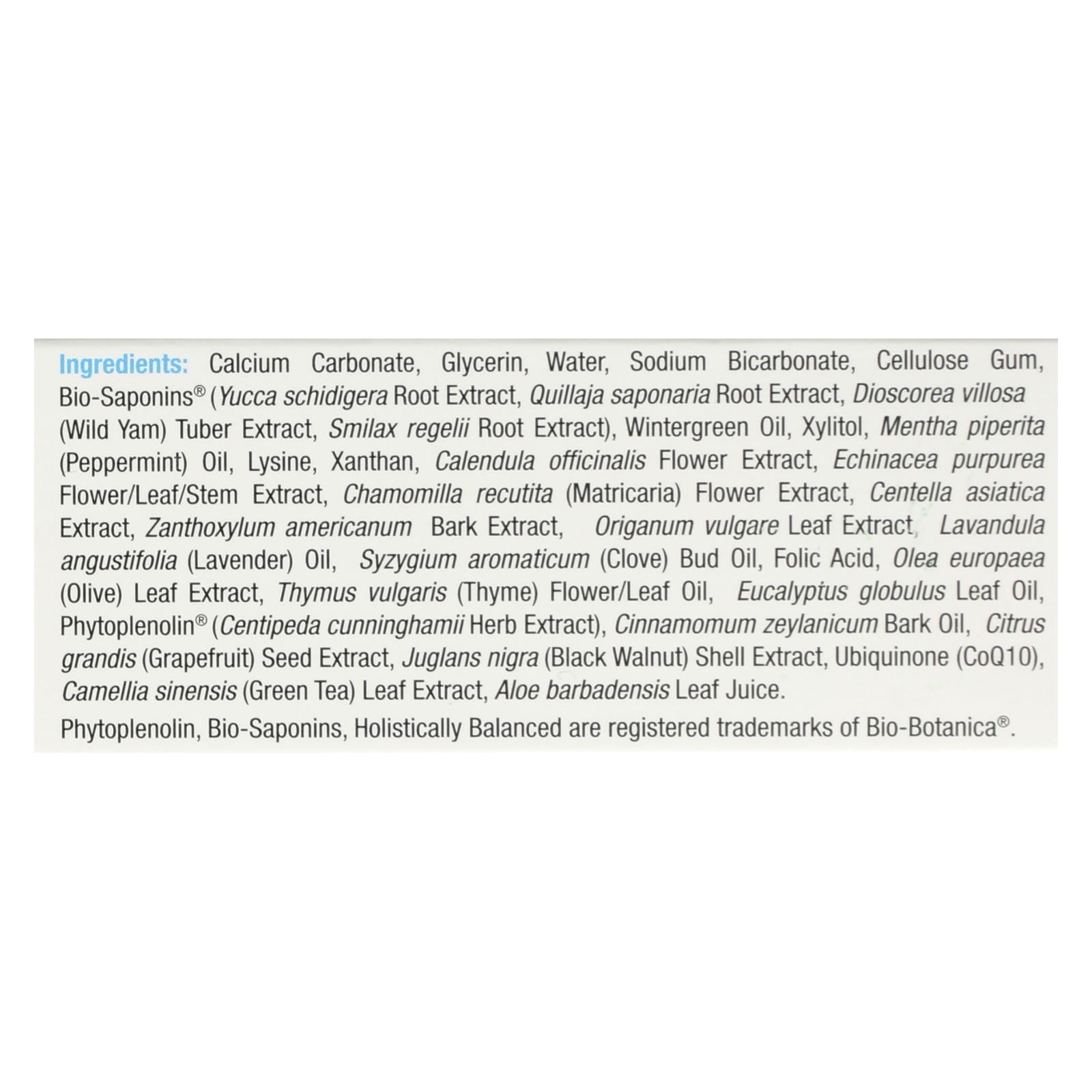 Nature's Answer Periobrite Wintermint Natural Brightening Toothpaste - 1 Each - 4 Oz