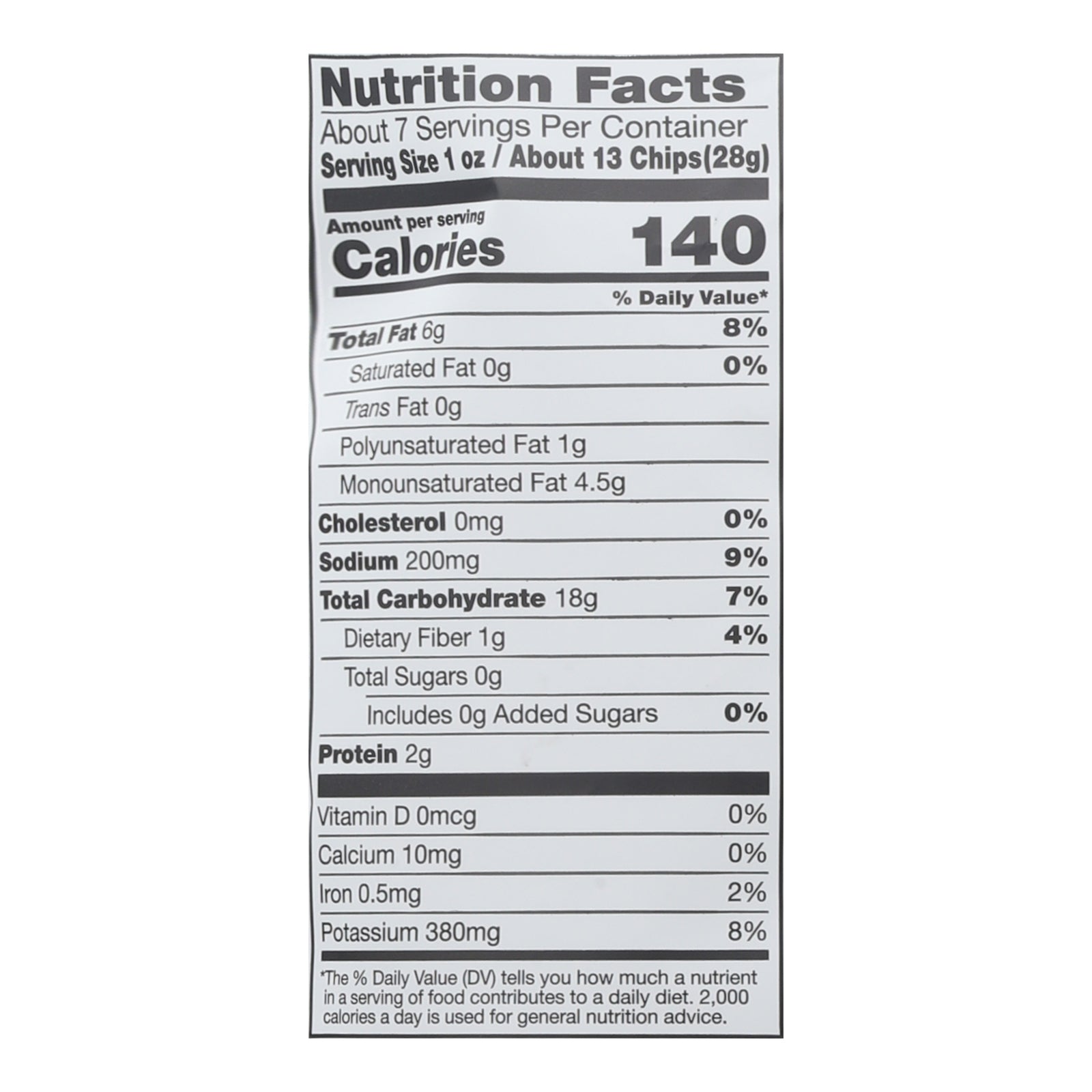 Kettle Brand - Potato Chips Ssalt Vngr - CS of 12-6.5 OZ