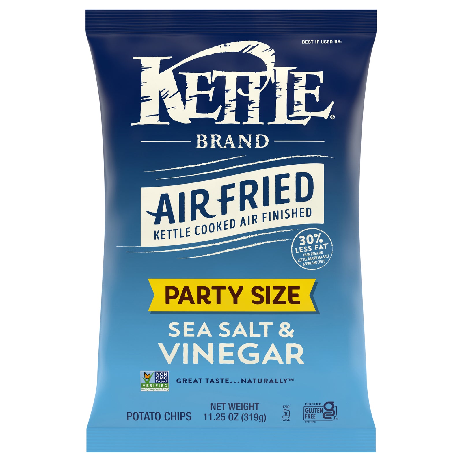 Kettle Brand - Chips Air Fry Ssalt Vngr - CS of 9-11.25 OZ