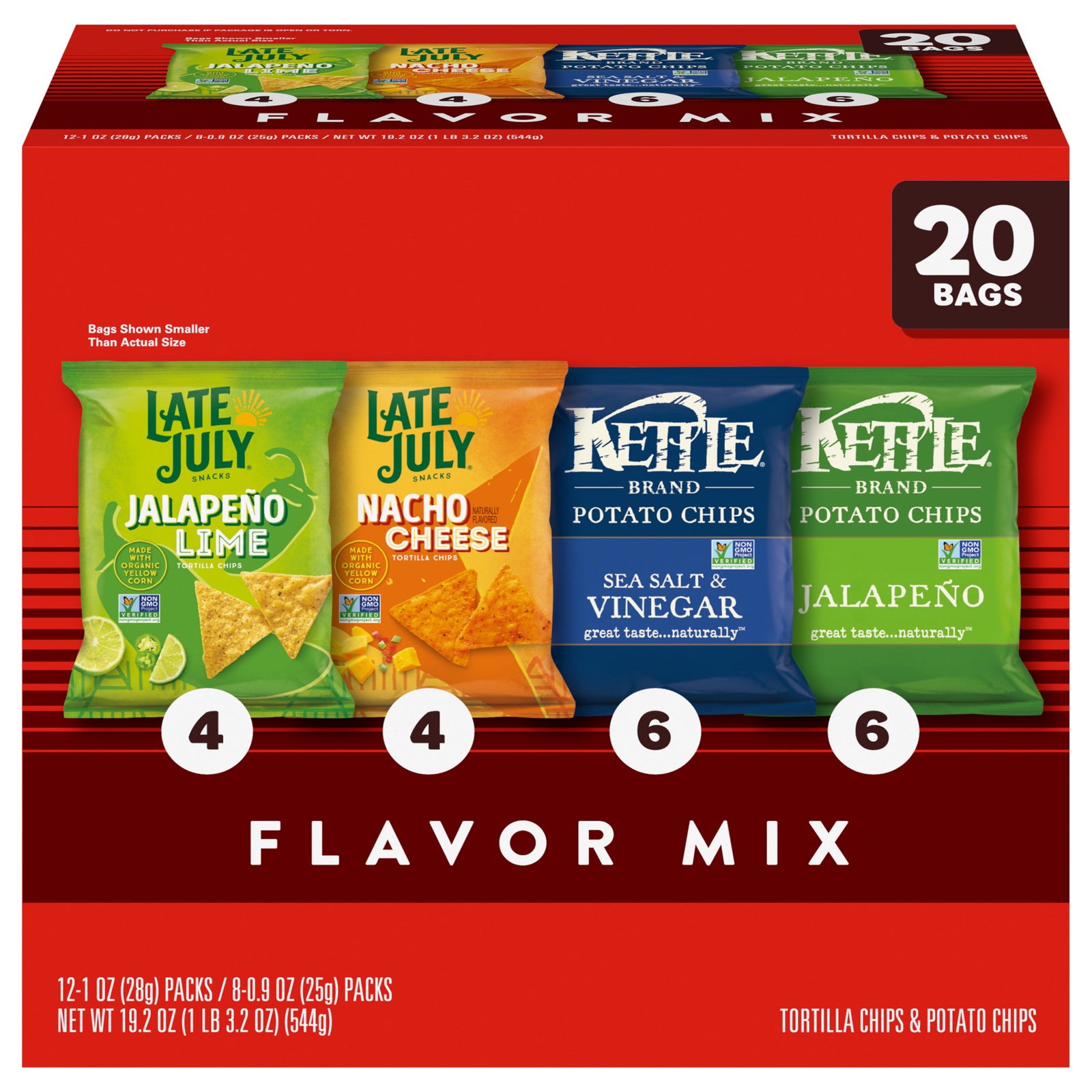 Late July Snacks - Chips Og3 Tort Pot Var - CS of 4-20 CT