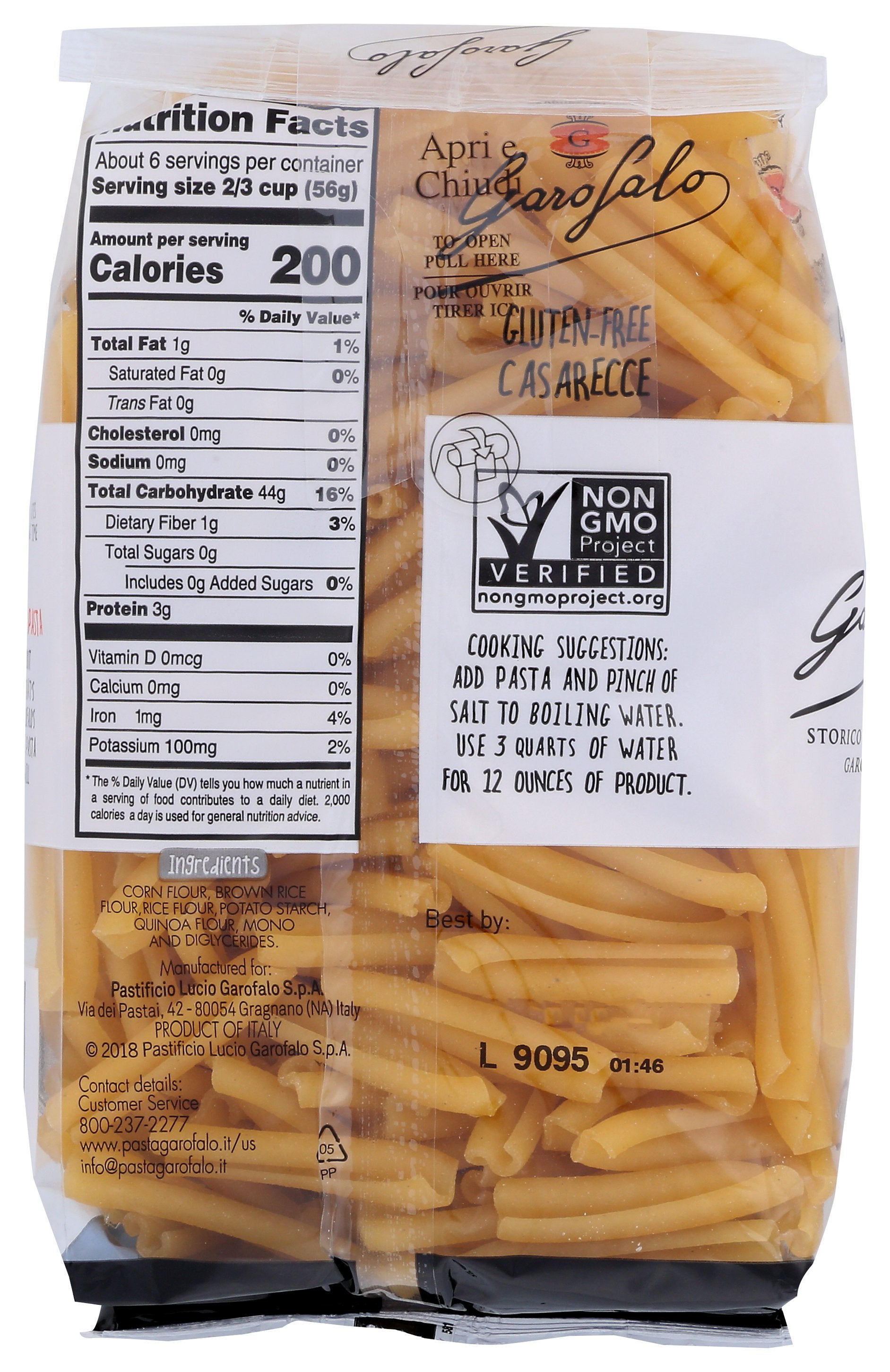 GAROFALO CASARECCE GLUTEN FREE - Case of 12