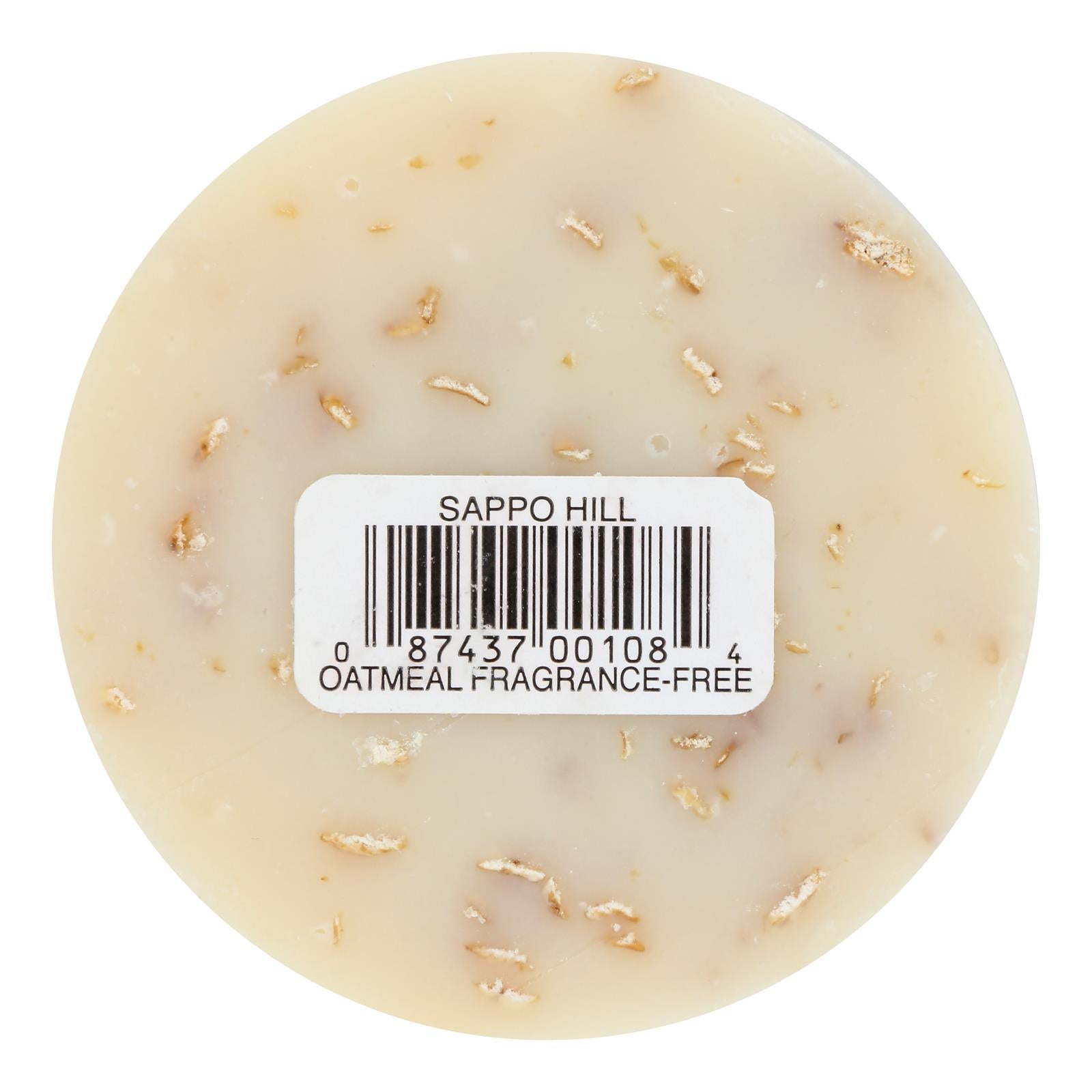 Sappo Hill Natural Oatmeal Glycerine Soap Fragrance Free - 3.5 Oz - Case Of 12