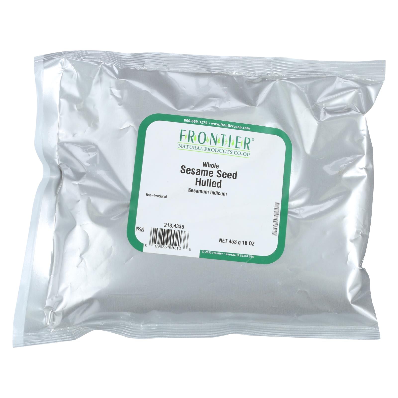 Frontier Herb Sesame Seeds Hulled - Single Bulk Item - 1LB