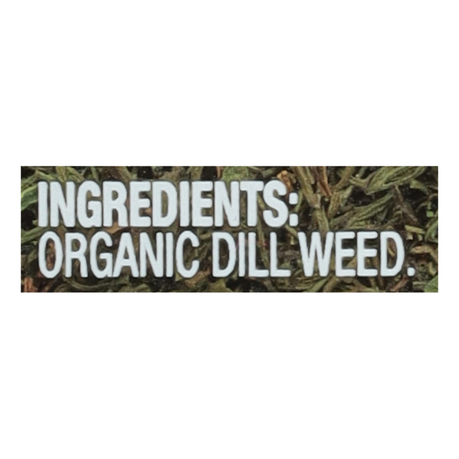 Simply Organic - Dill Weed Organic - Case of 6 - 0.81 Ounces
