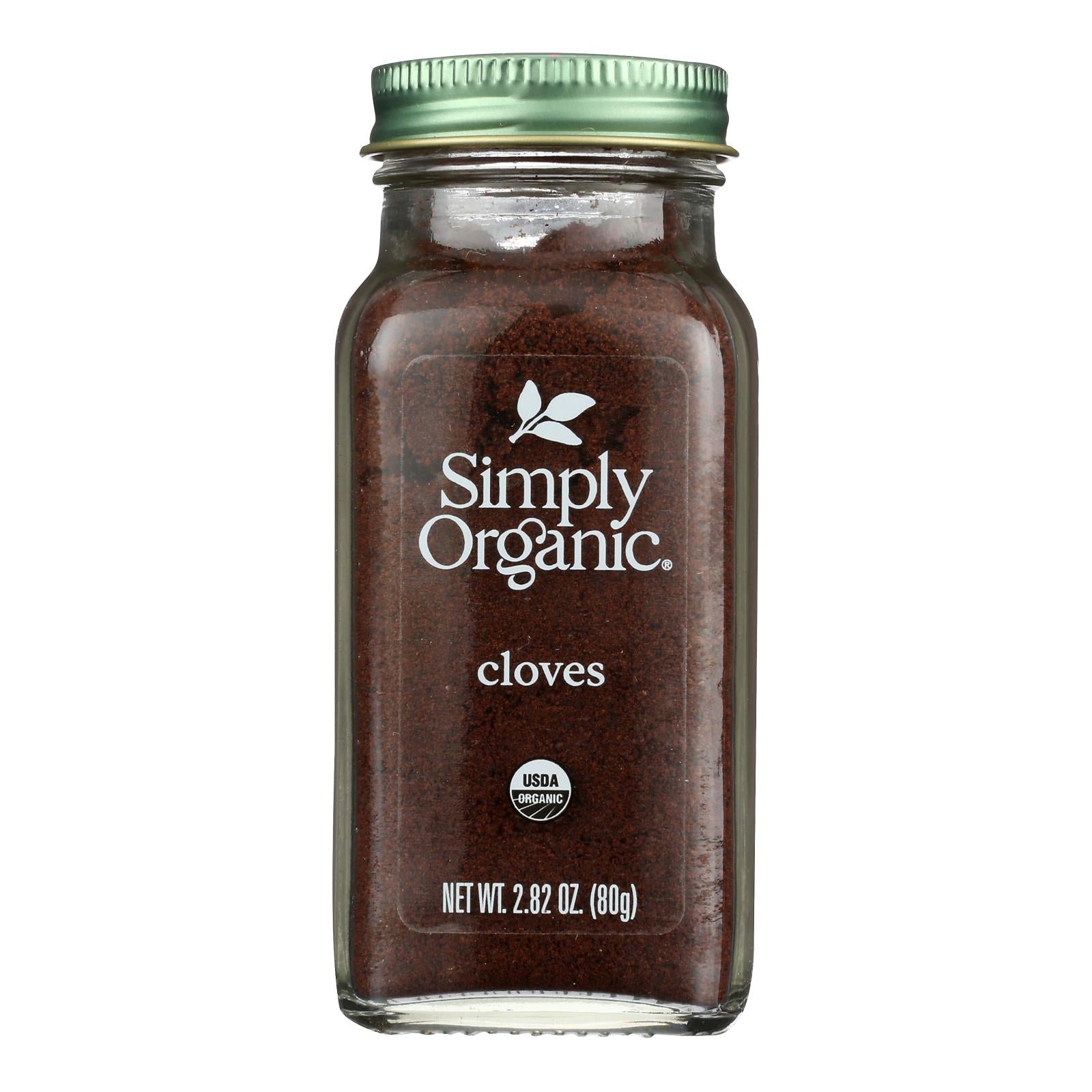 Simply Organic Cloves - Organic - Ground - 2.82 Oz