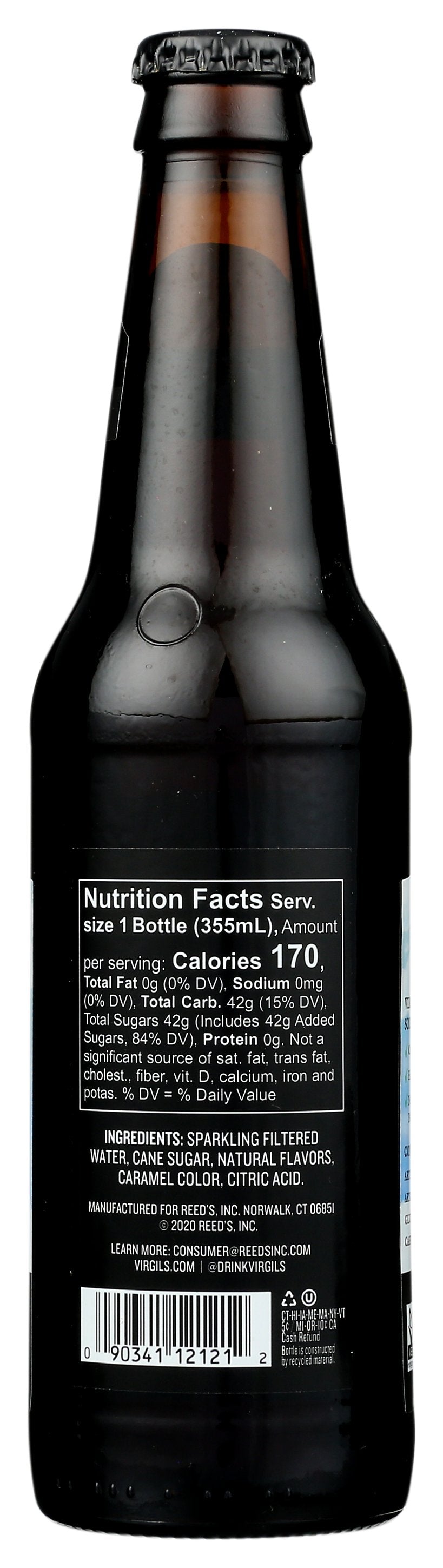 VIRGILS SODA ROOT BEER DNU *0903411200 - Case of 24