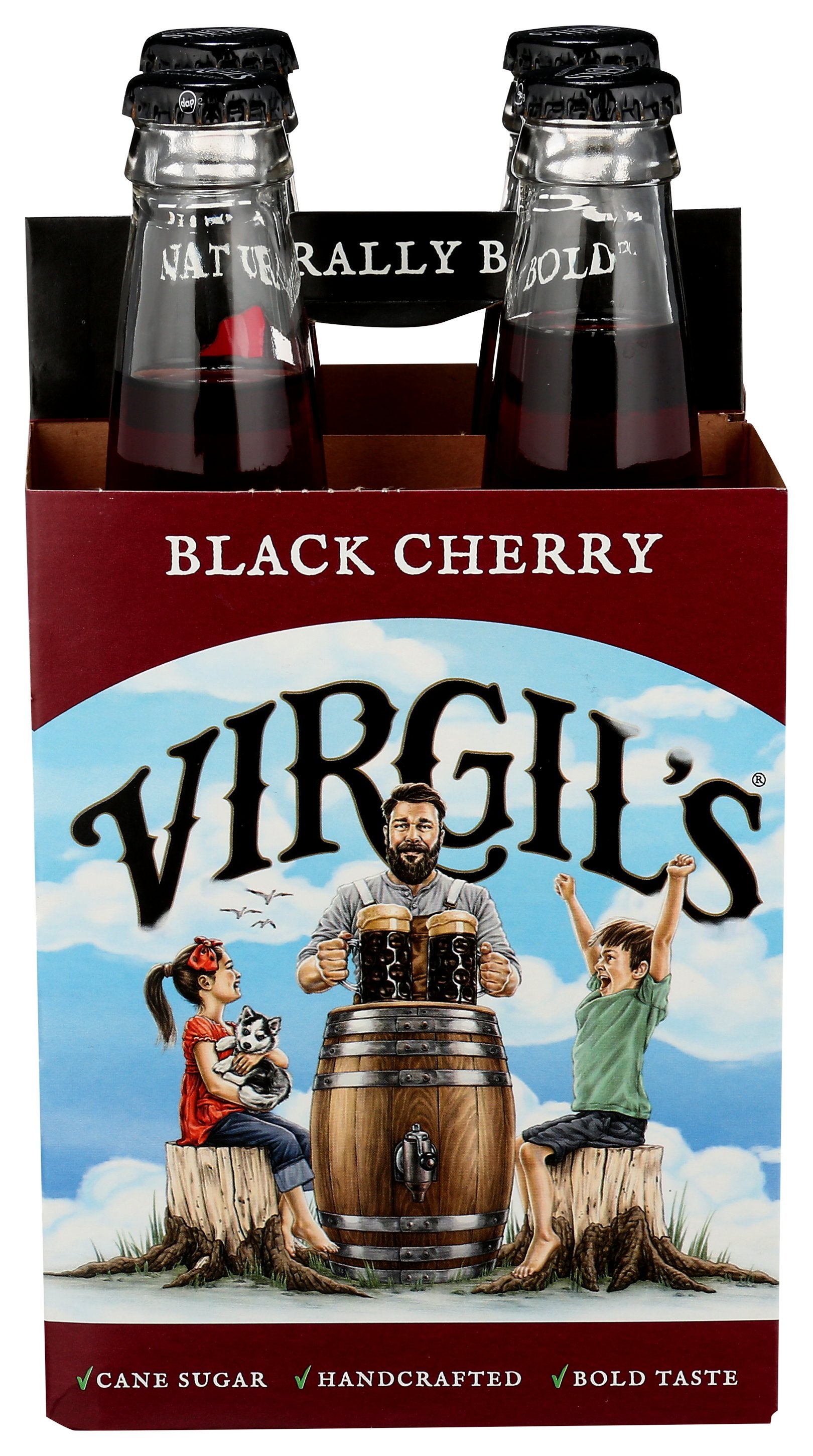 VIRGILS SODA BLCK CHRRY CRM 4PK