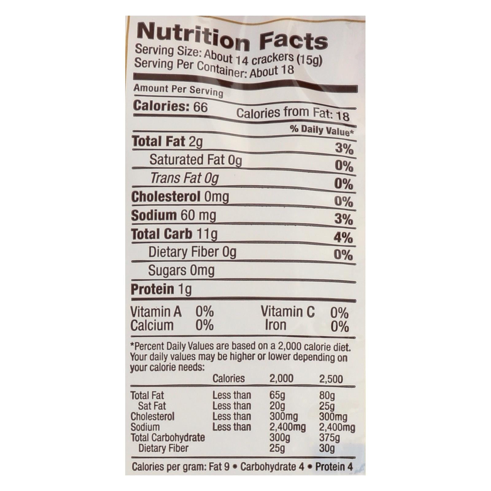 Westminster Cracker Co Oyster & Soup Crackers - Case Of 12 - 9 Oz