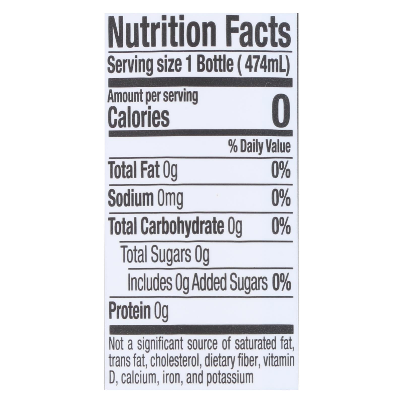 Hint Raspberry Water - Raspberry - Case of 12 - 16 Fl oz.