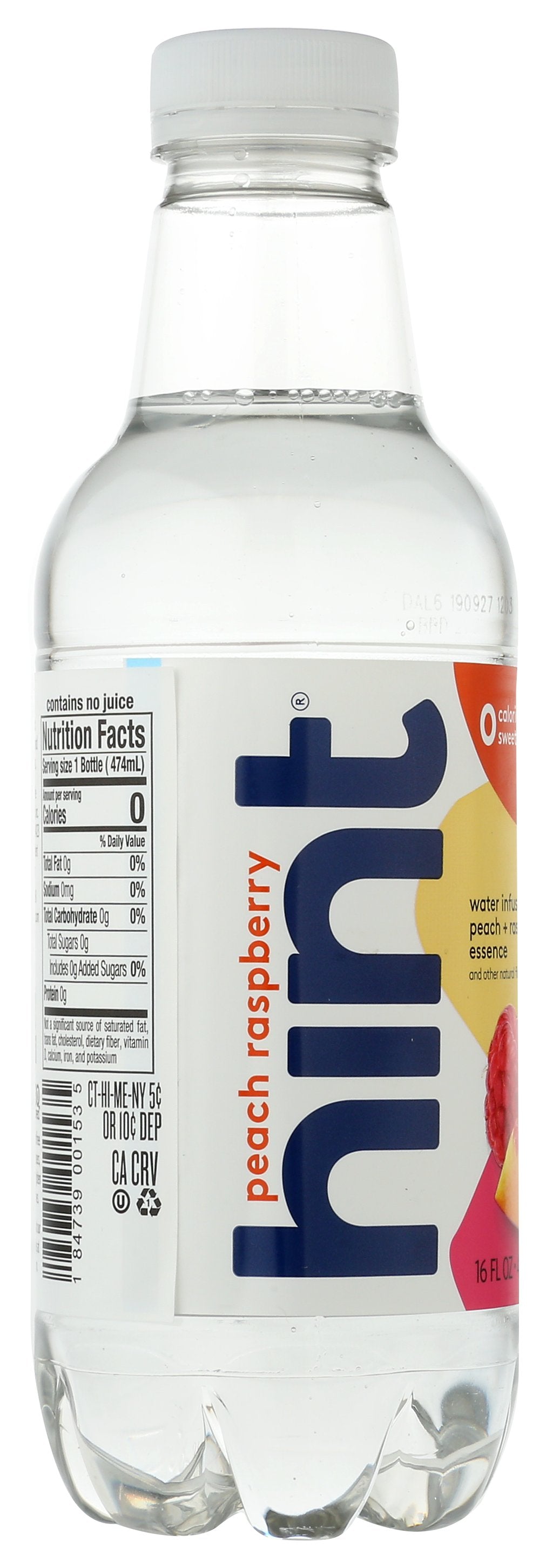 HINT WATER PEACH RASPBERRY - Case of 12