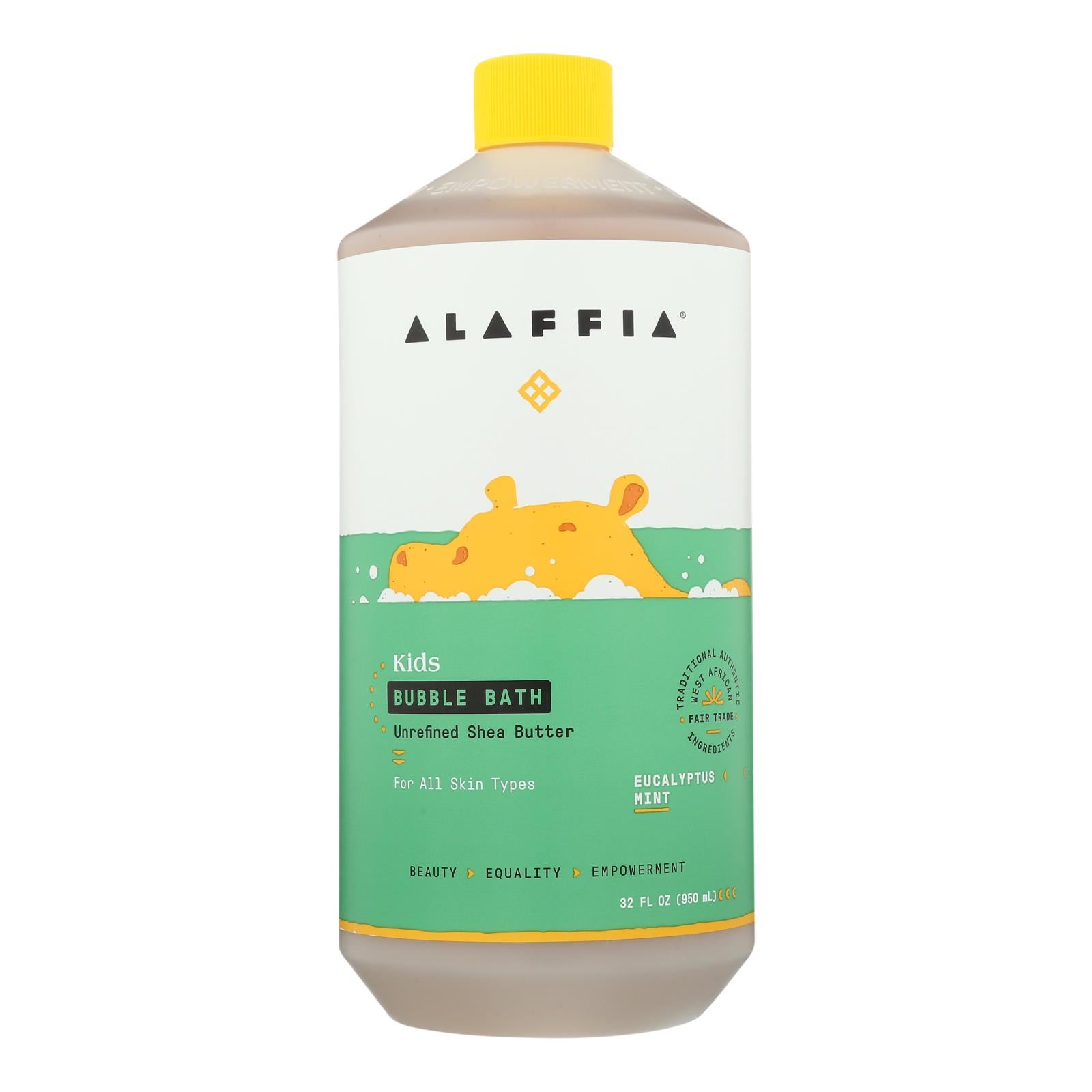 Alaffia Everyday Shea Cold Comforting Eucalyptus Babies Up Bubble Bath - 1 Each - 32 FZ