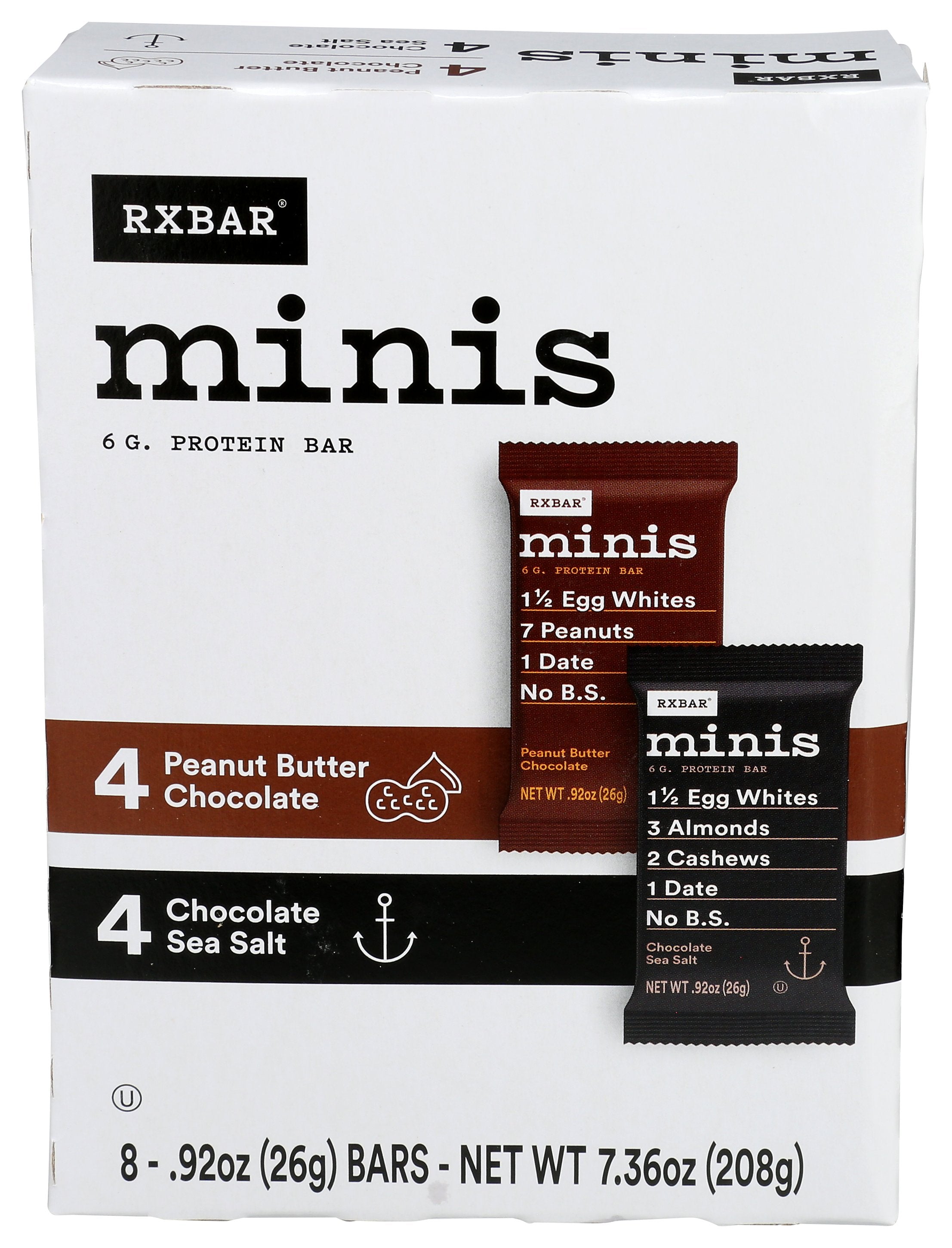 RXBAR BAR MINI CHC SSLT PB 8CT - Case of 6