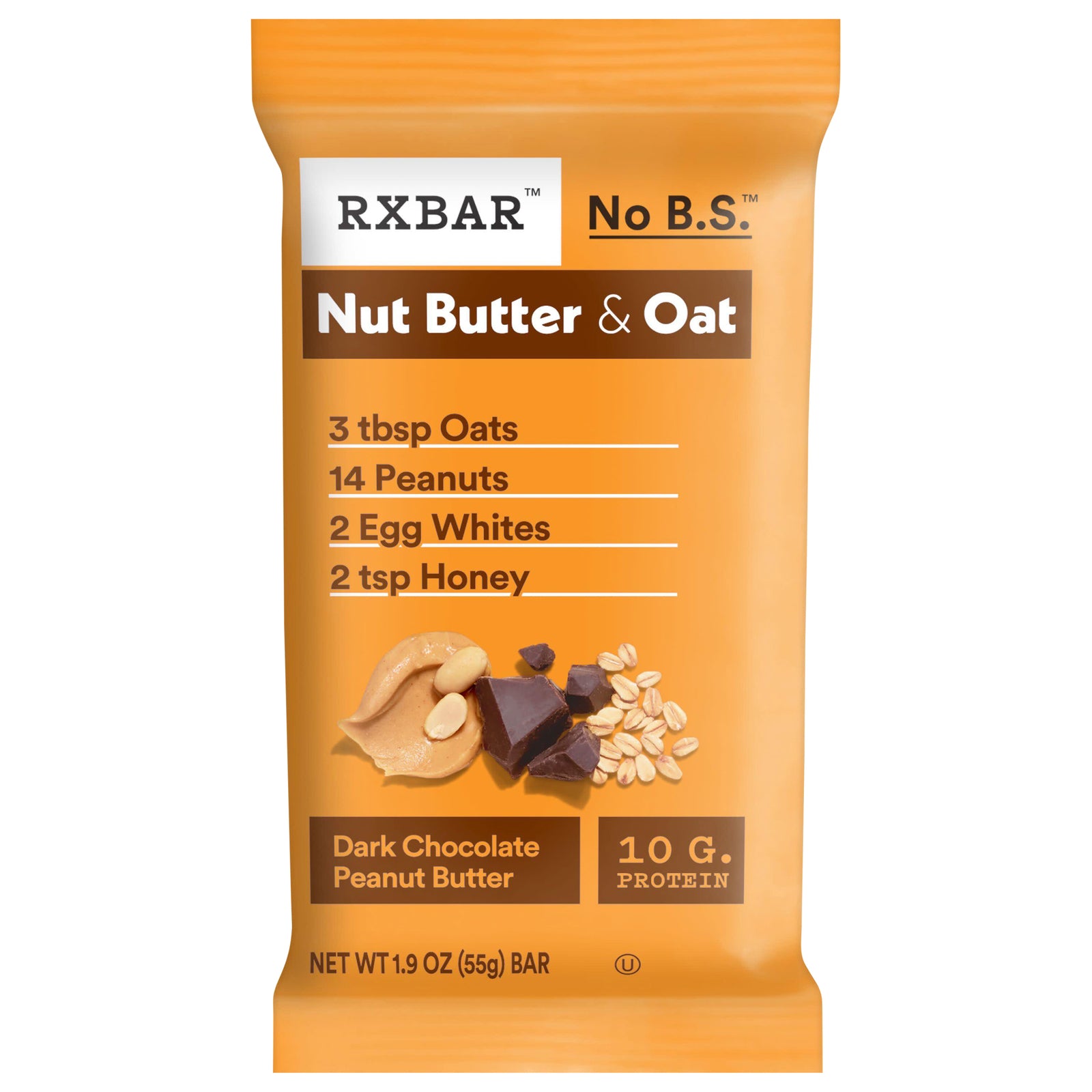 Rxbar - Br Nt Bttr Oat Pb Dk Choc - CS of 12-1.9 OZ