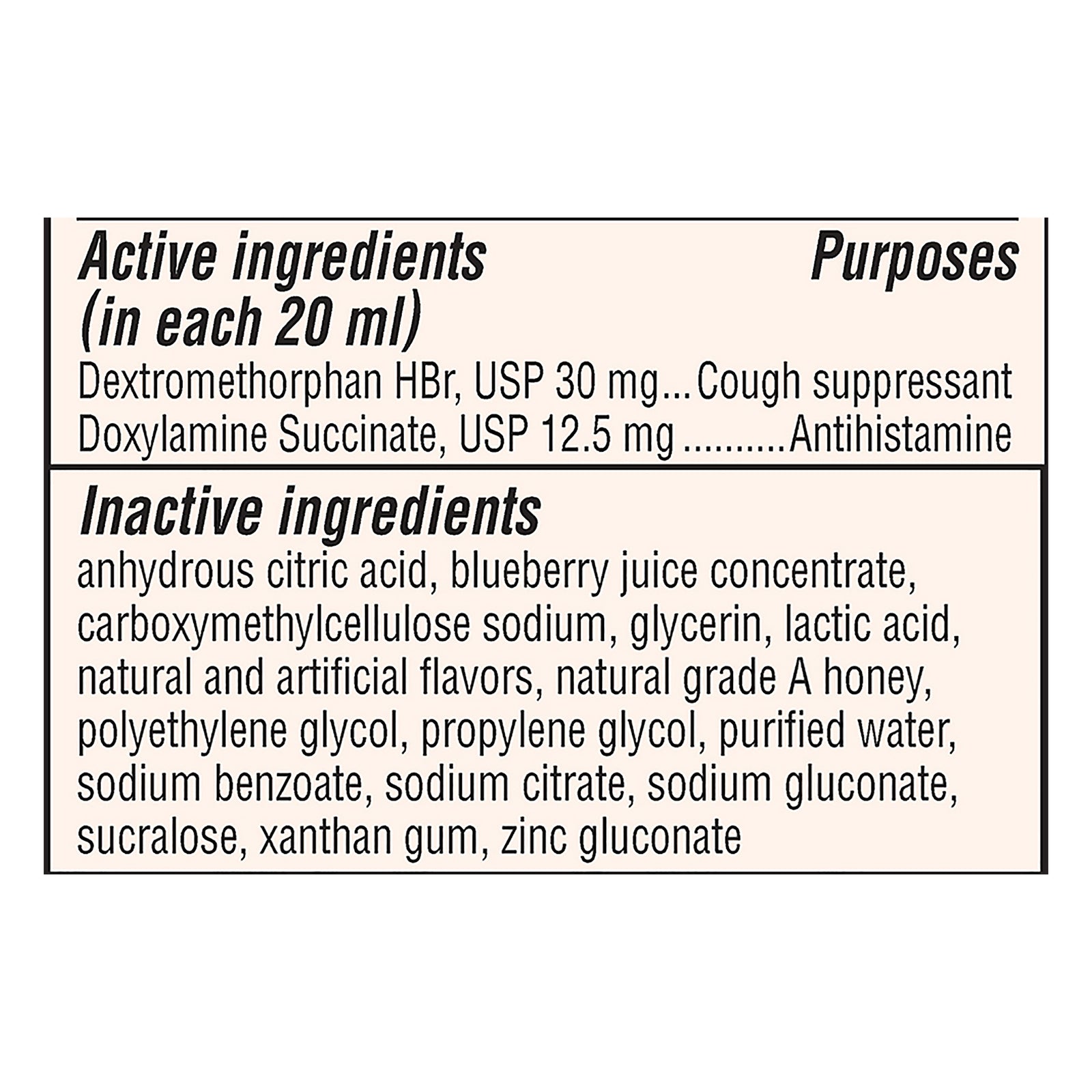 Robitussin - Cgh Nght Max Strth Honey - 1 Each-4 Fz
