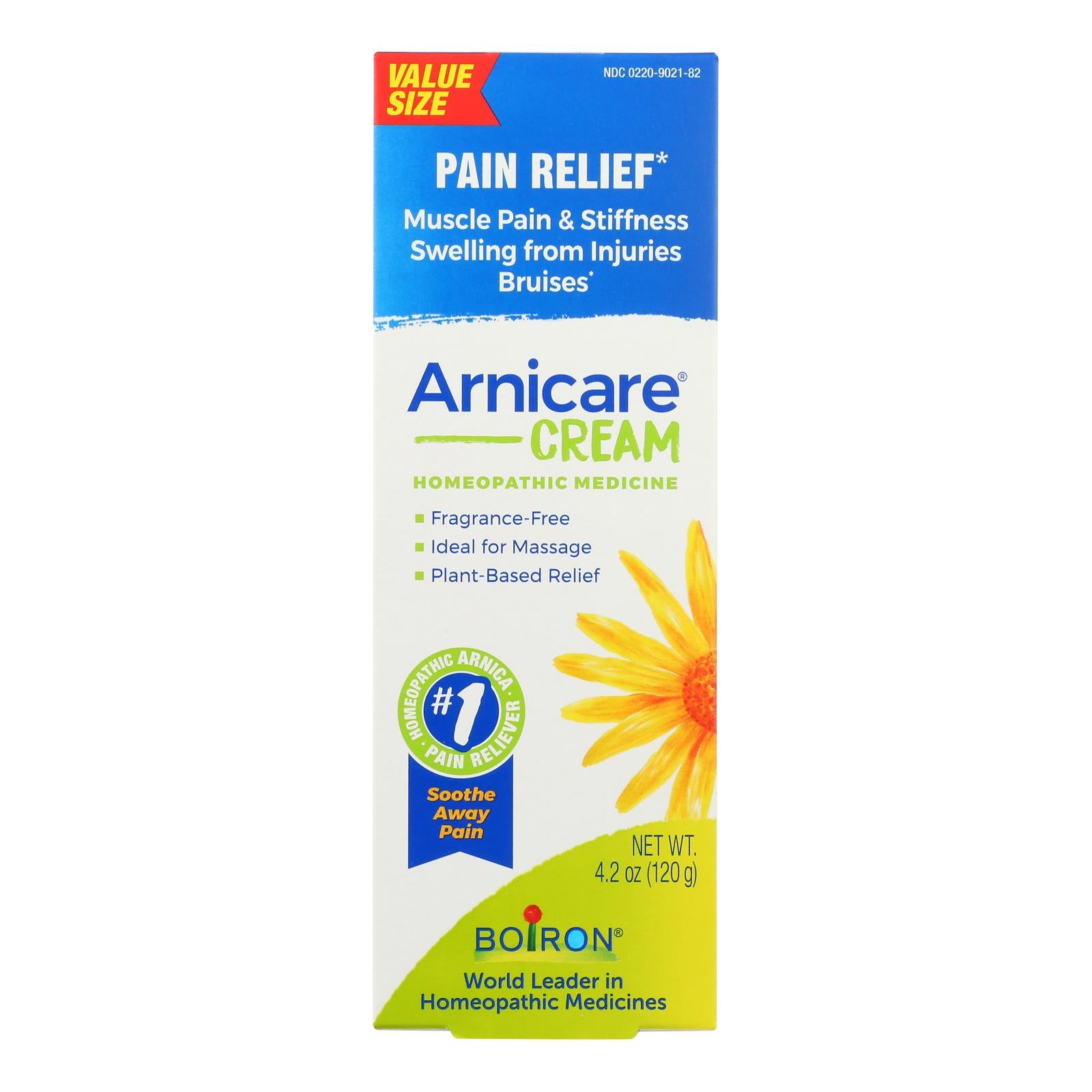 Boiron - Arnicare Pain Relief Cream - 4.2 oz.