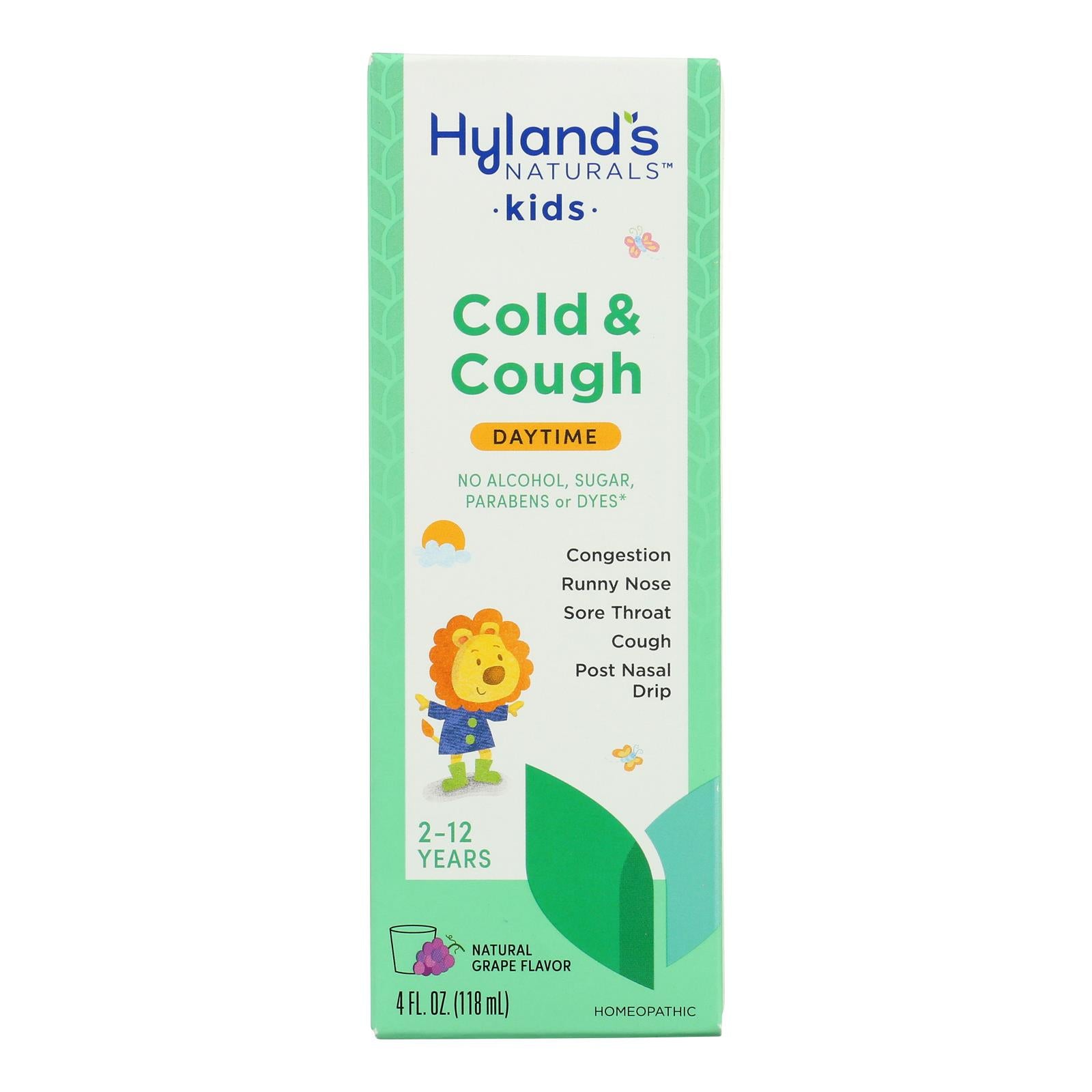 Hylands Homeopathic Cold N Cough - 4 Kids - Grape - 4 Oz