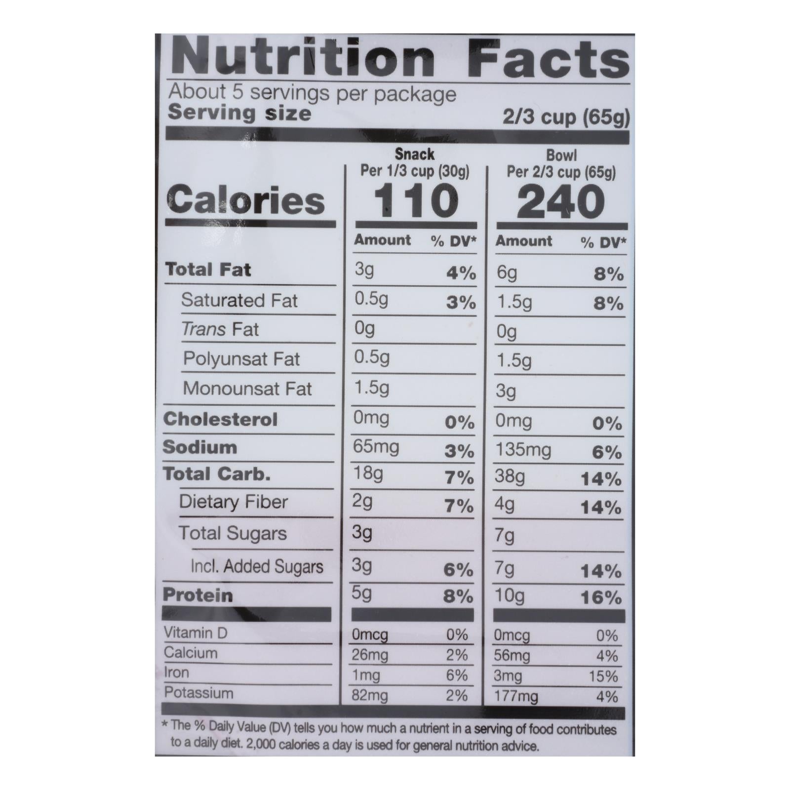 Kind Dark Chocolate Whole Grain Clusters - Case Of 6 - 11 Oz.