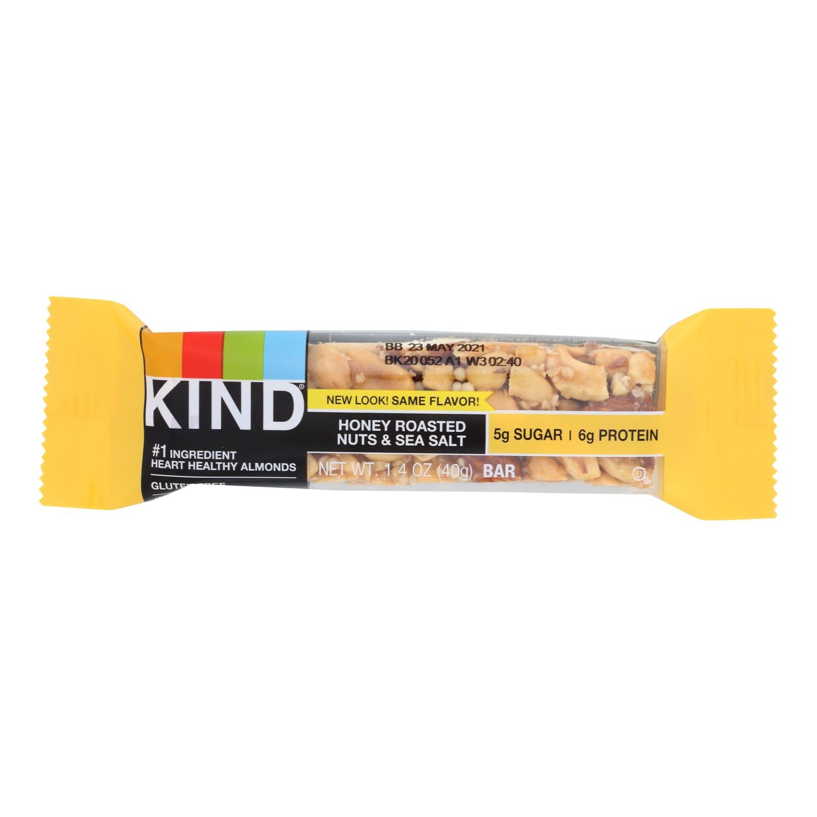 Kind Honey Roasted Nuts And Sea Salt - Case Of 12 - 1.4 Oz.